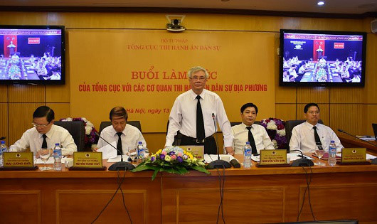 Tổng cục Thi hành án dân sự tổ chức Buổi làm việc với các Cục, Chi cục Thi hành án dân sự 63 địa phương