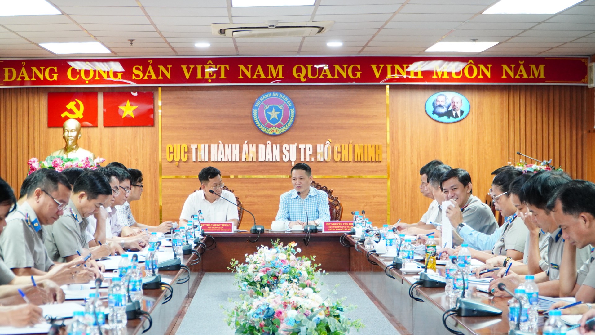 TP.HCM:  Ban Nội chính Thành ủy làm việc tại Cục THADS Thành phố