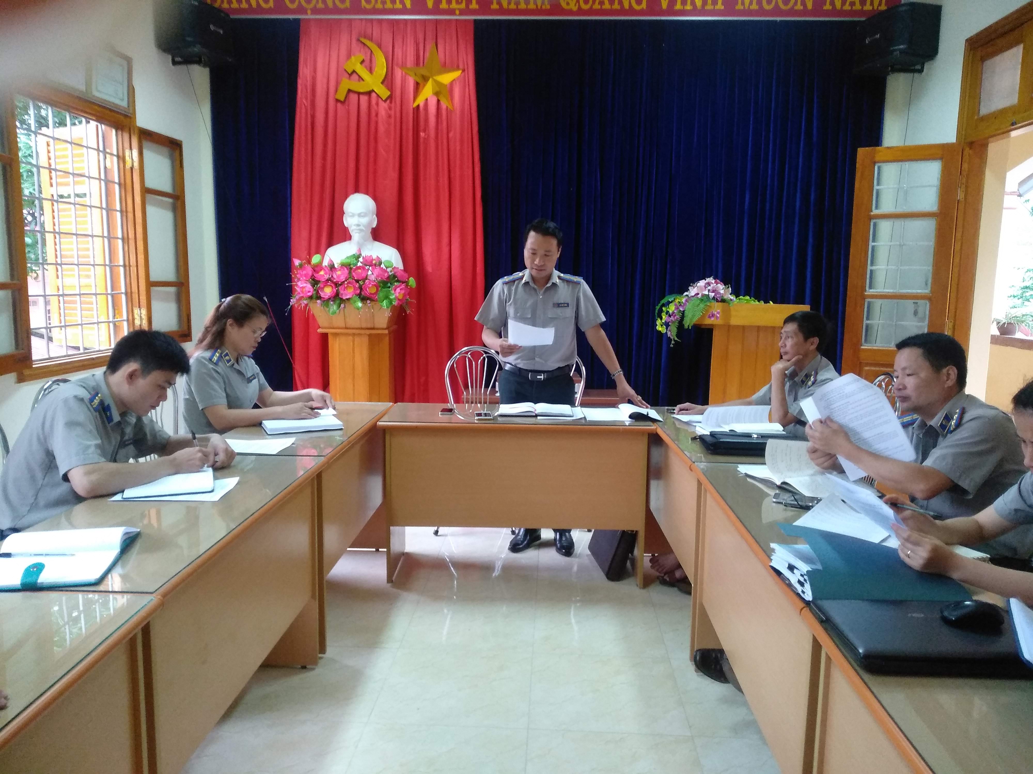 Cục Thi hành án dân sự tỉnh kiểm tra toàn diện công tác thi hành án dân sự, hành chính tại Chi cục Thi hành án dân sự huyện Than Uyên