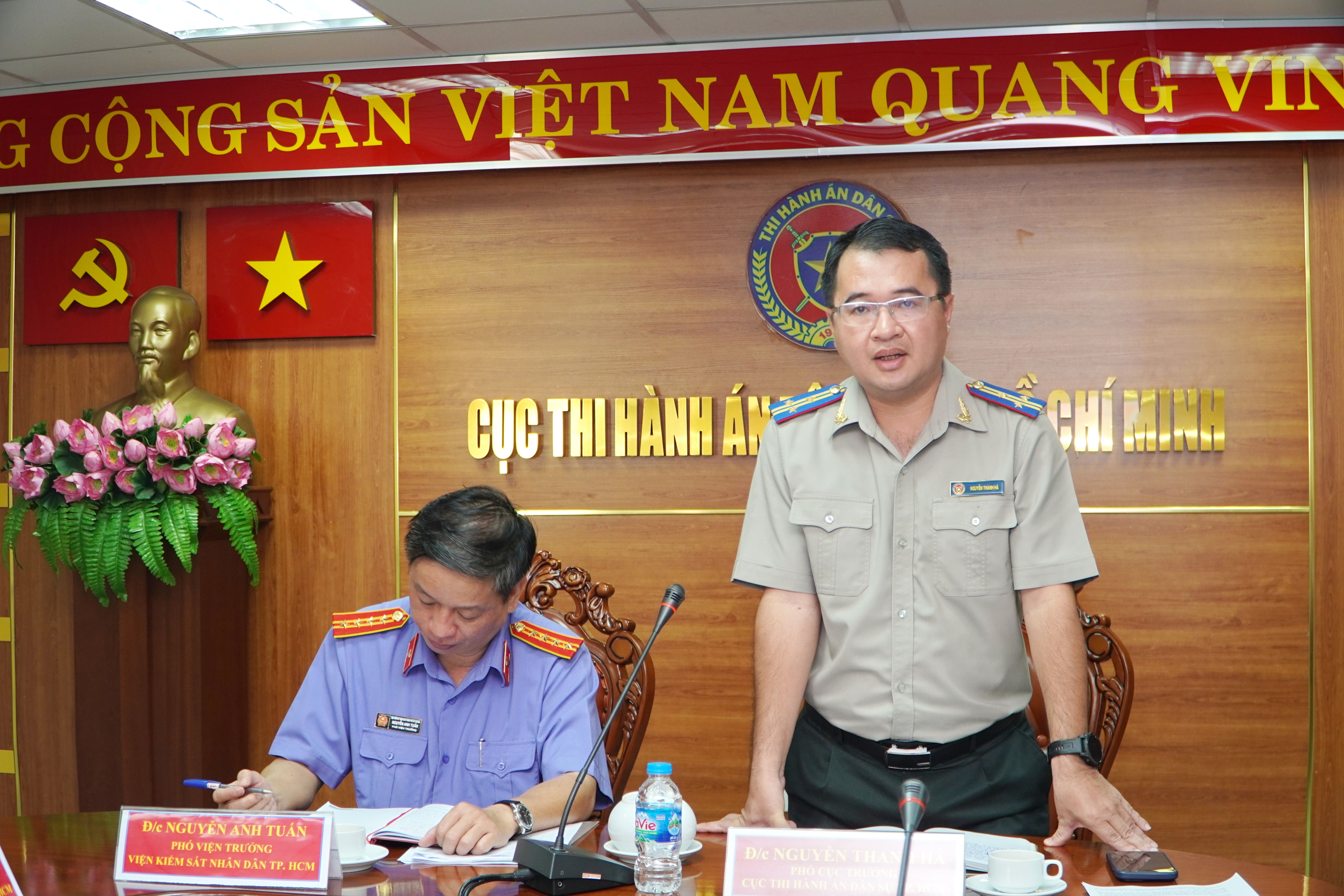 Công bố Quyết định trực tiếp kiểm sát công tác THADS