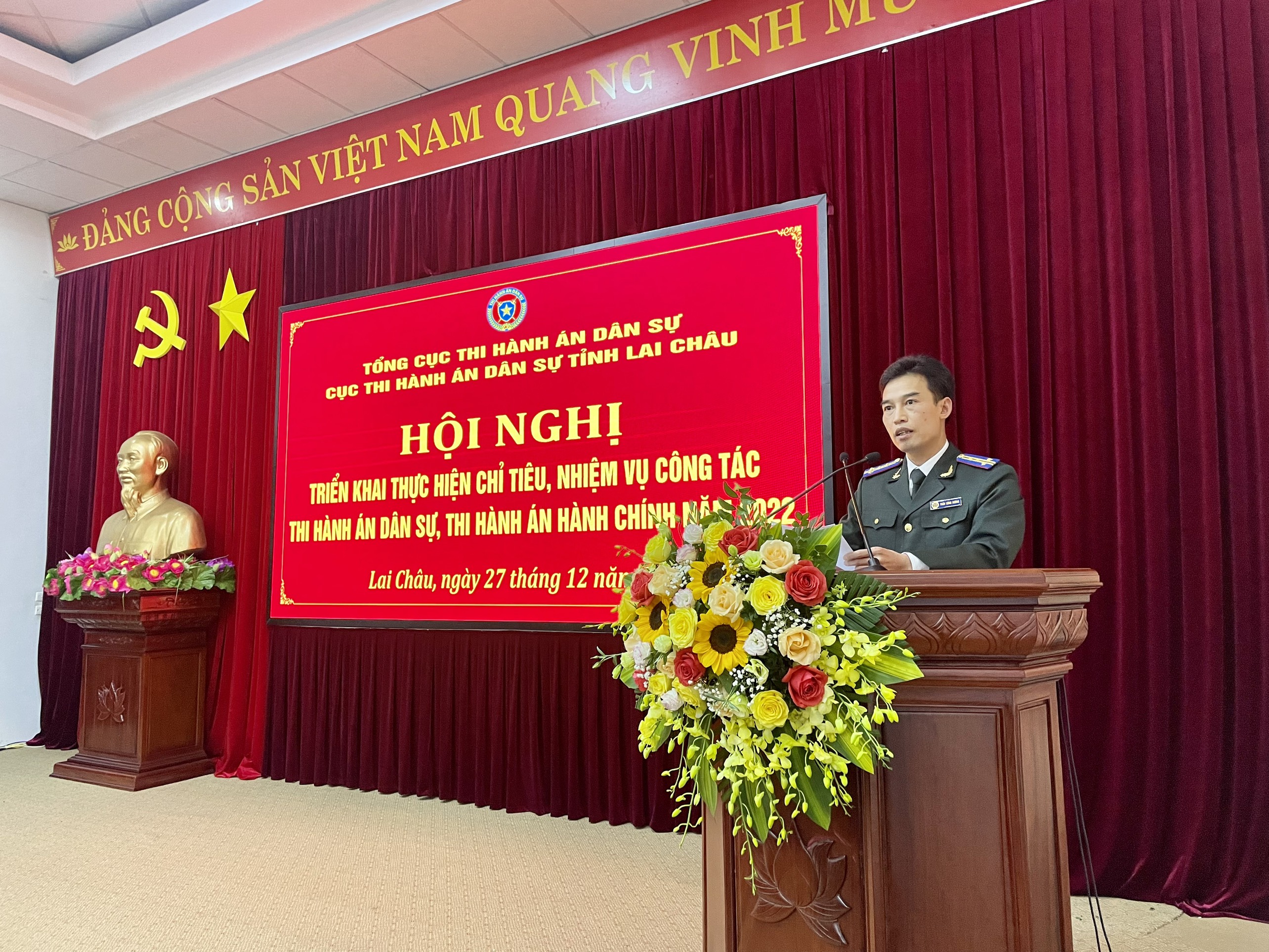 Cục THADS Lai Châu tổ chức hội nghị triển khai nhiệm vụ công tác THADS, THAHC năm 2022