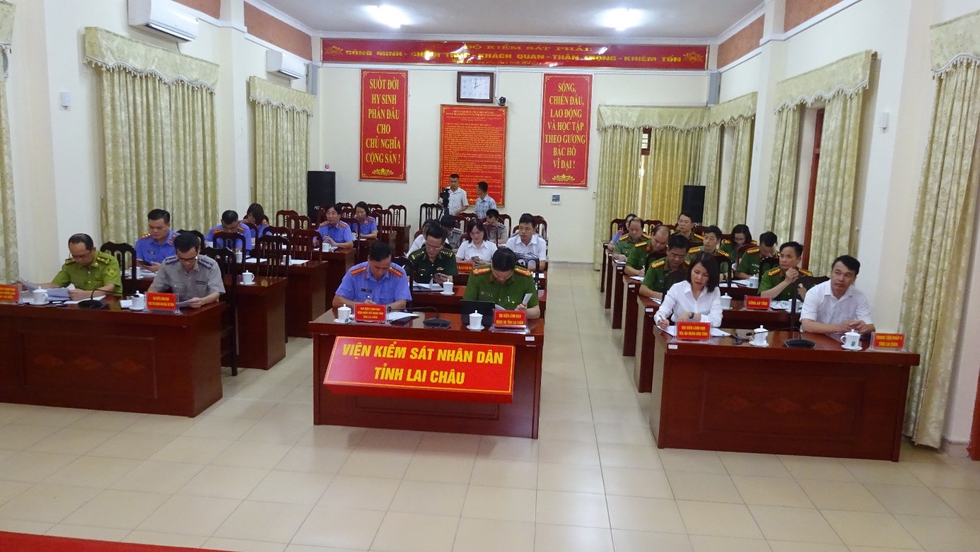 Hội nghị giao ban công tác phối hợp liên ngành tố tụng 6 tháng đầu năm,  triển khai nhiệm vụ trọng tâm công tác phối hợp 6 tháng cuối năm 2024