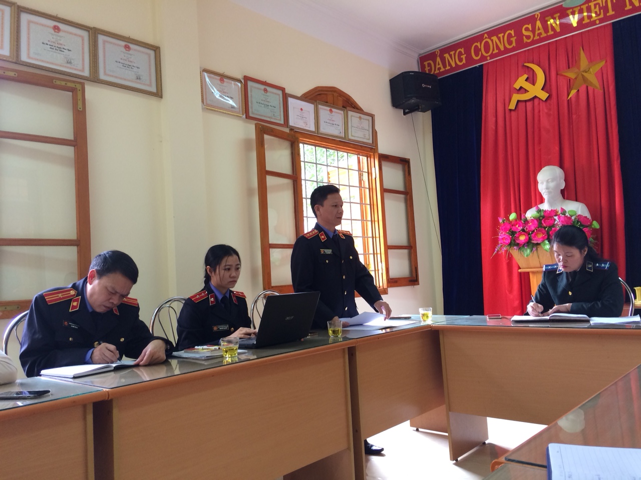 Viện kiểm sát nhân dân huyện trực tiếp kiểm sát việc tuân theo pháp luật trong thi hành án dân sự, hành chính tại Chi cục Thi hành án dân sự huyện Than Uyên