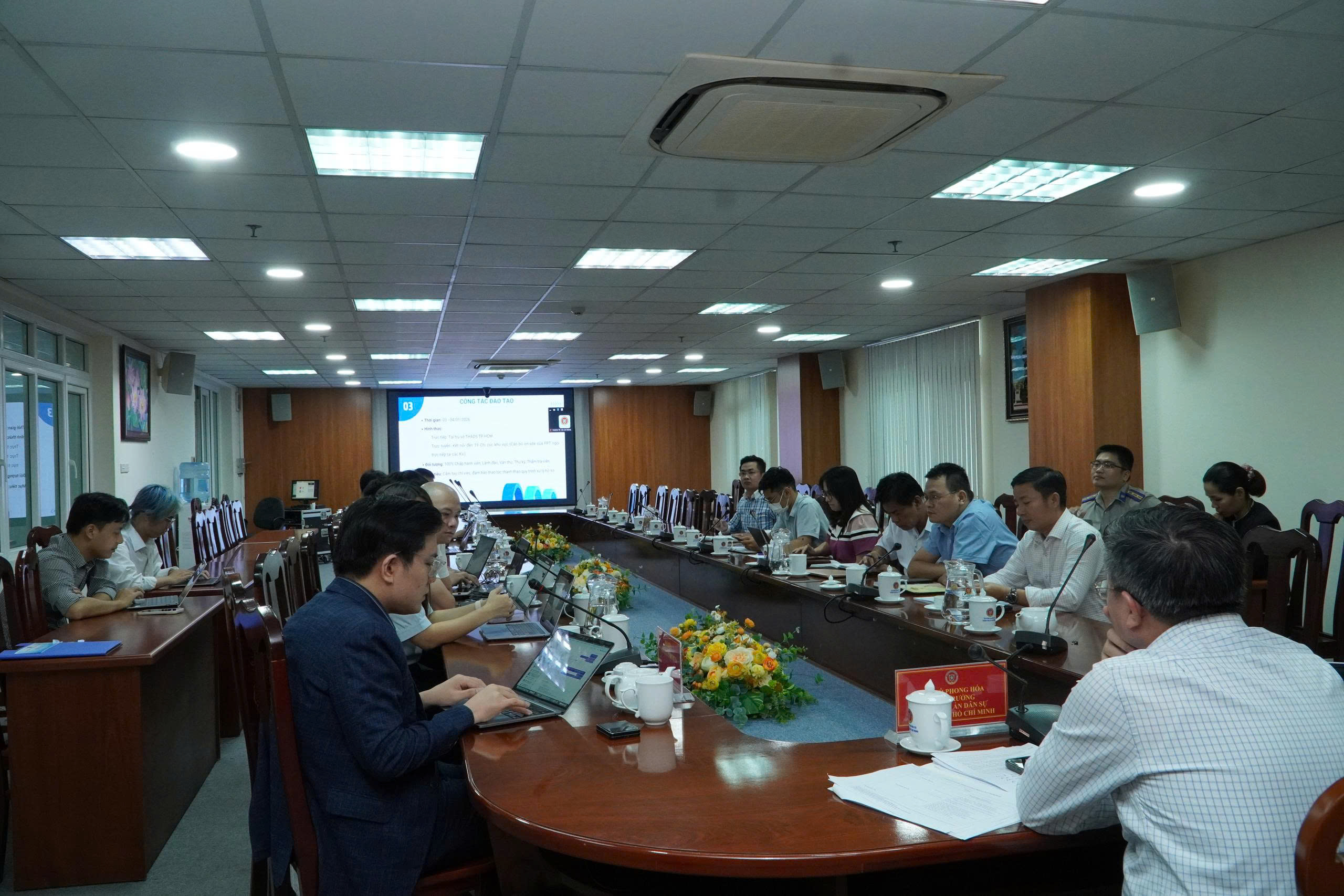 THI HÀNH ÁN DÂN SỰ TP.HCM LÀM VIỆC CÔNG TY TNHH FPT IS VỀ CÔNG TÁC CHUẨN BỊ TRIỂN KHAI PHẦN MỀM TỔ CHỨC THI HÀNH ÁN TẠI THÀNH PHỐ HỒ CHÍ MINH