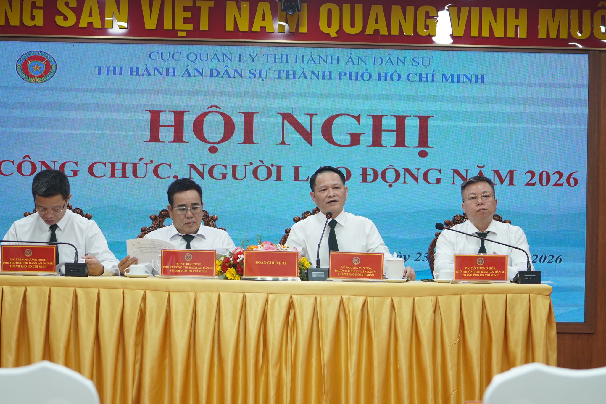 THI HÀNH ÁN DÂN SỰ TP.HỒ CHÍ MINH TỔ CHỨC HỘI NGHỊ CÁN BỘ, CÔNG CHỨC, NGƯỜI LAO ĐỘNG NĂM 2026