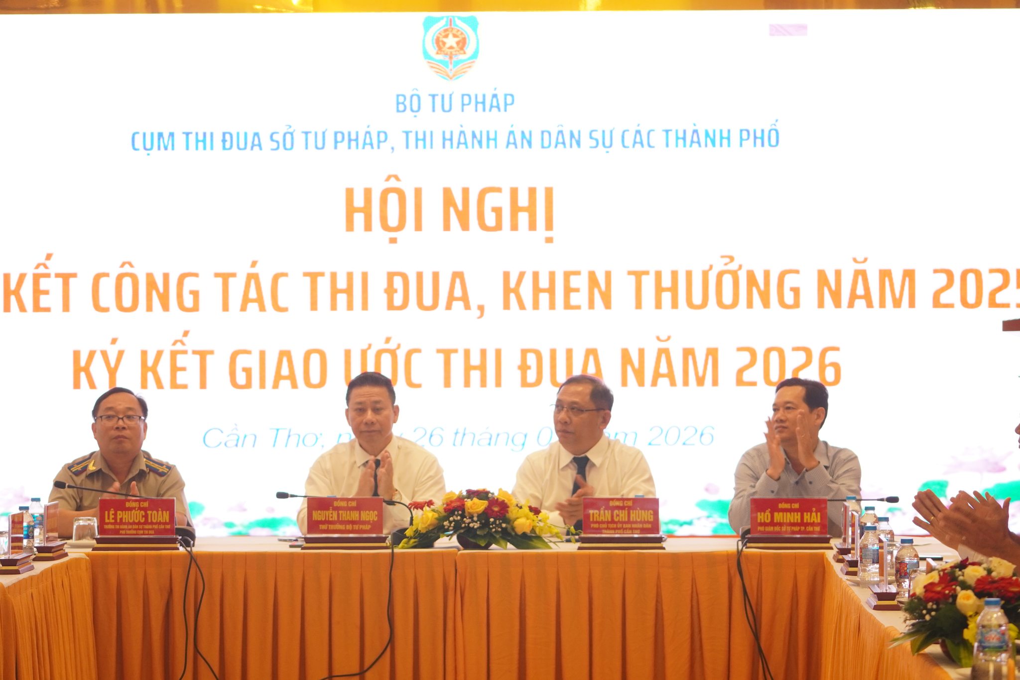 Phong trào thi đua Cụm thi đua các thành phố năm 2025: Tạo chuyển biến thực chất trong thực hiện nhiệm vụ Tư pháp và Thi hành án dân sự