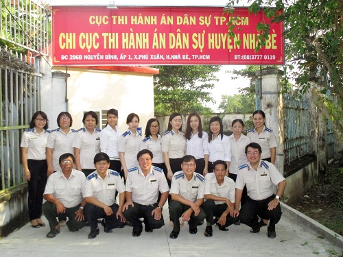 CHI CỤC THADS NHÀ BÈ NỖ LỰC HOÀN THÀNH CHỈ TIÊU THI HÀNH ÁN DÂN SỰ