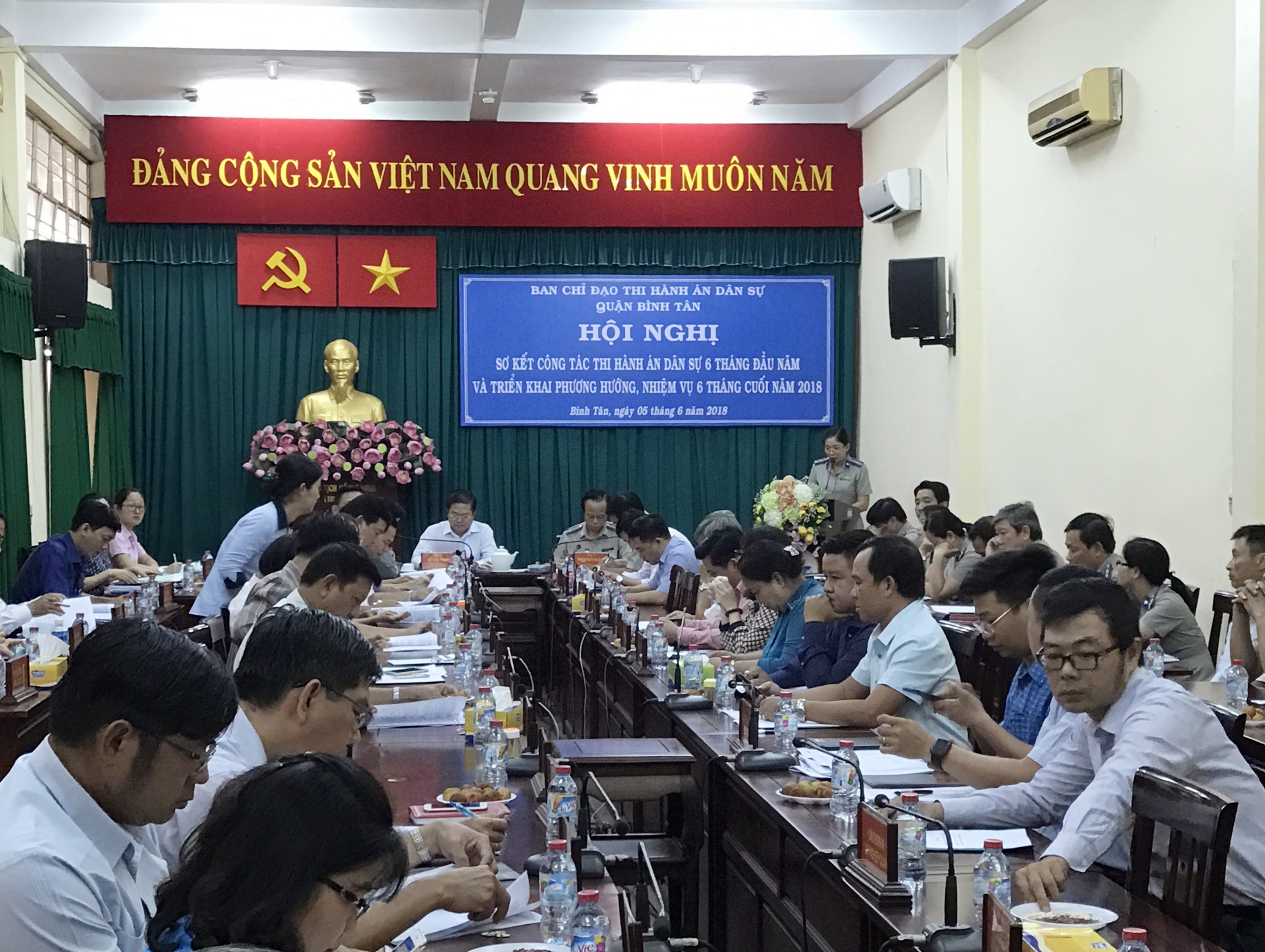 Ban chỉ đạo THADS Quận Bình Tân: CẦN GỠ NÚT THẮT CÔNG TÁC PHỐI HỢP TRONG THI HÀNH ÁN DÂN SỰ