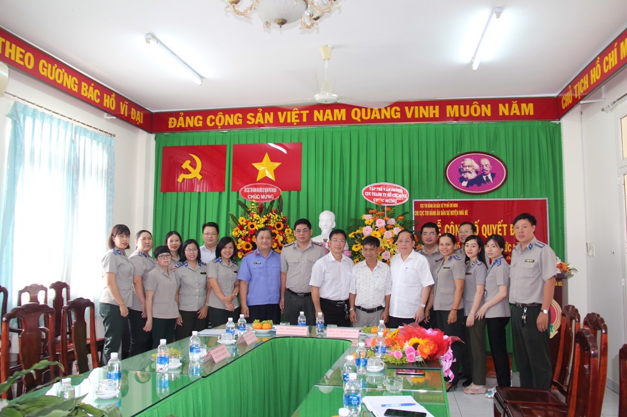 CHI CỤC THI HÀNH ÁN DÂN SỰ HUYỆN NHÀ BÈ  TỔ CHỨC HỘI NGHỊ CÁN BỘ CÔNG CHỨC NĂM 2020