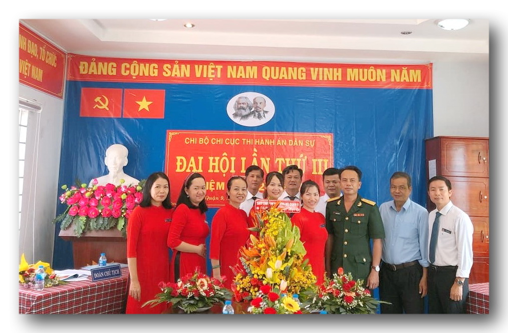 ĐẠI HỘI CHI BỘ CHI CỤC THI HÀNH ÁN DÂN SỰ QUẬN 9 THÀNH CÔNG TỐT ĐẸP