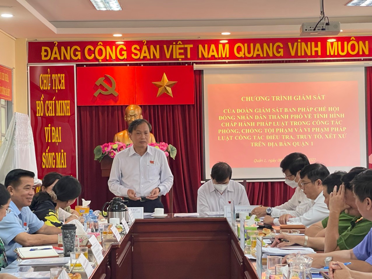 Giám sát hạt động Tư pháp tại Quận 1