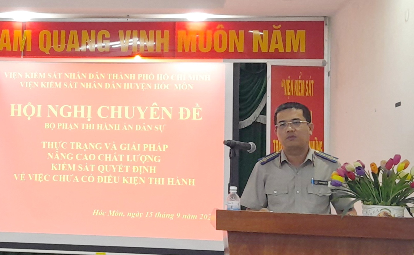 Chi cục THADS huyện Hóc Môn:  Nâng cao công tác phối hợp trong công tác xác mình thi hành án