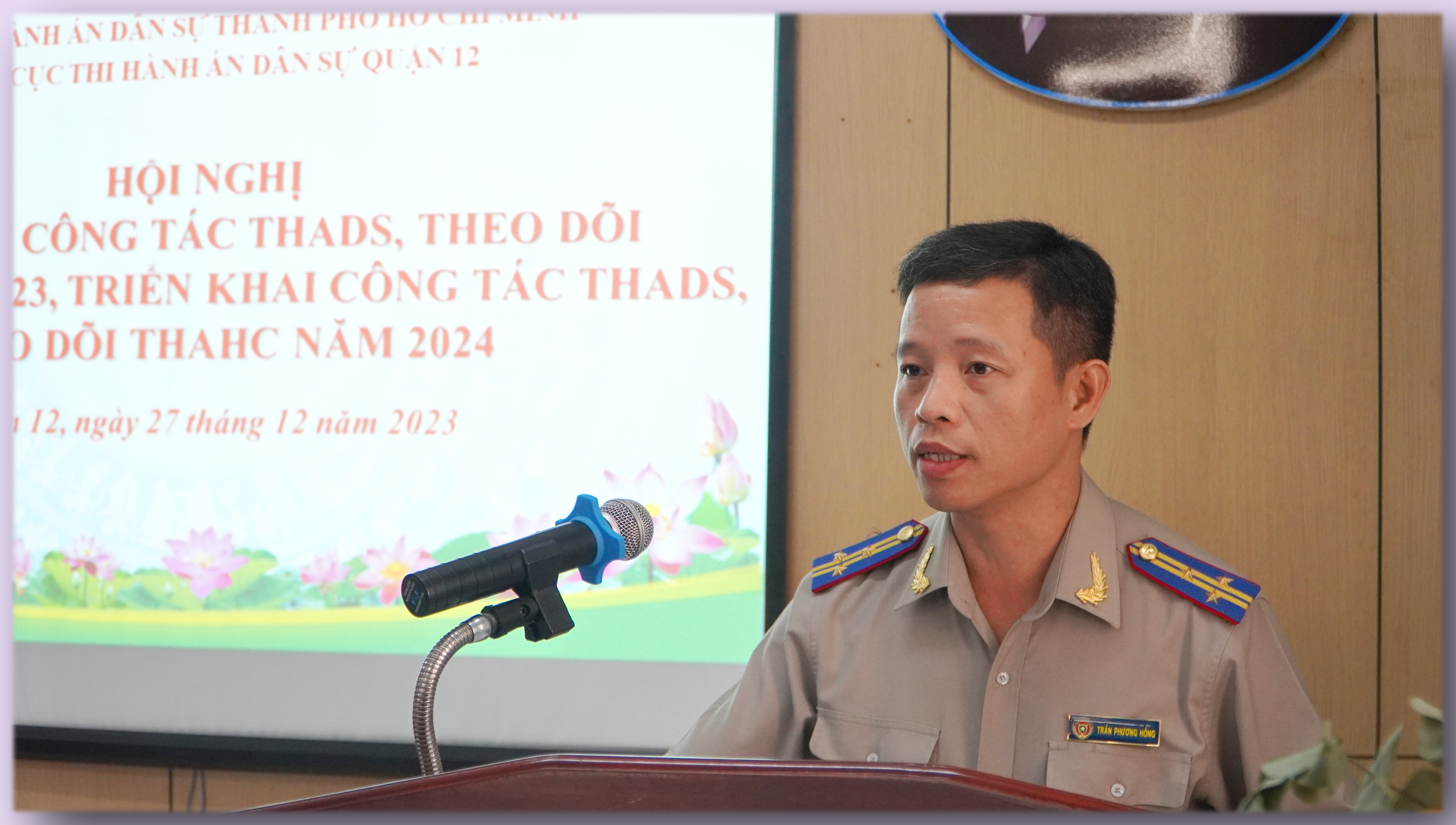 Chi cục THADS Quận 12 tổ chức Hội nghị triển khai công tác năm 2024