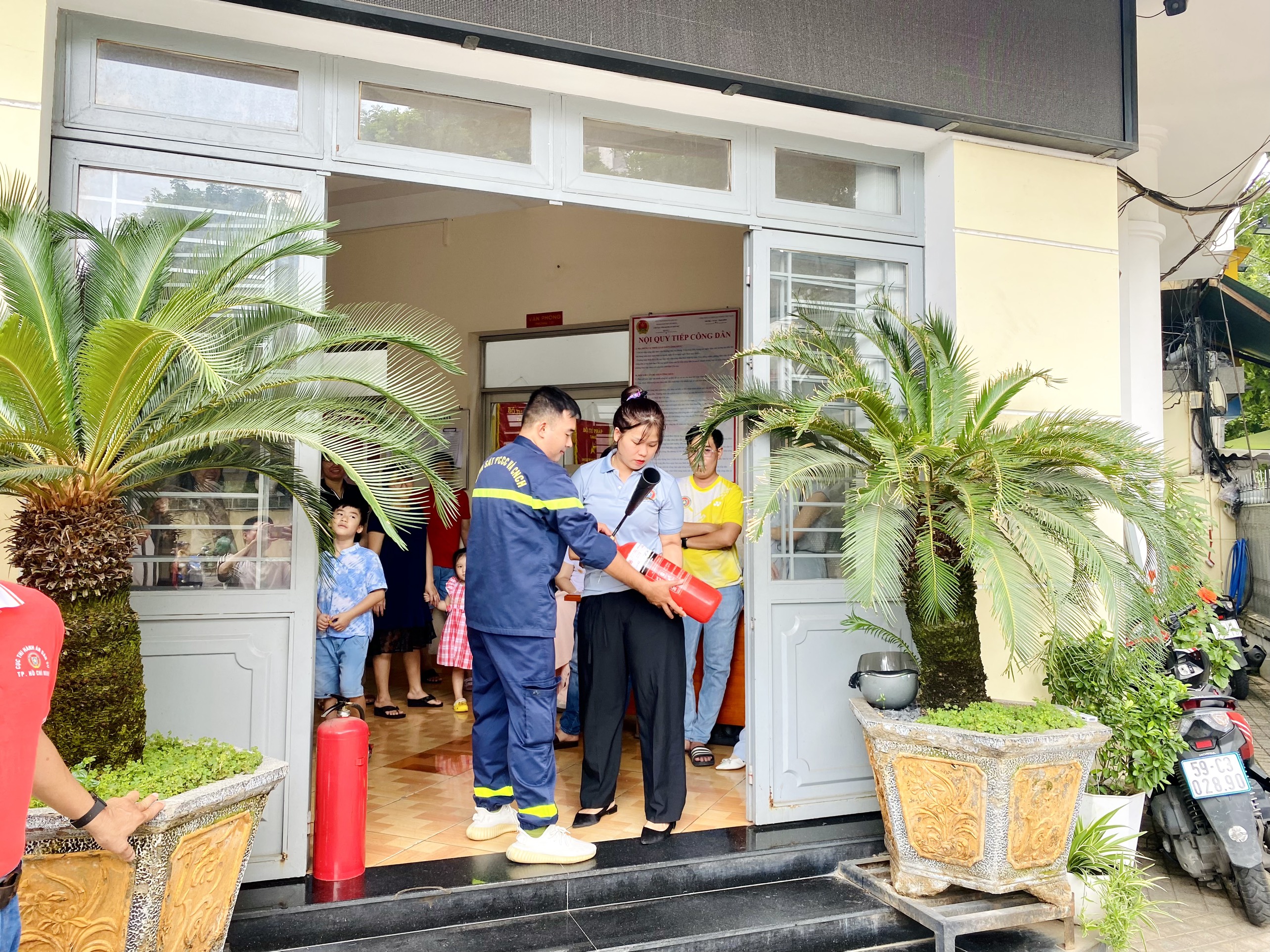 Chi cục Thi hành án dân sự Quận 1: Tập huấn công tác phòng cháy chữa cháy