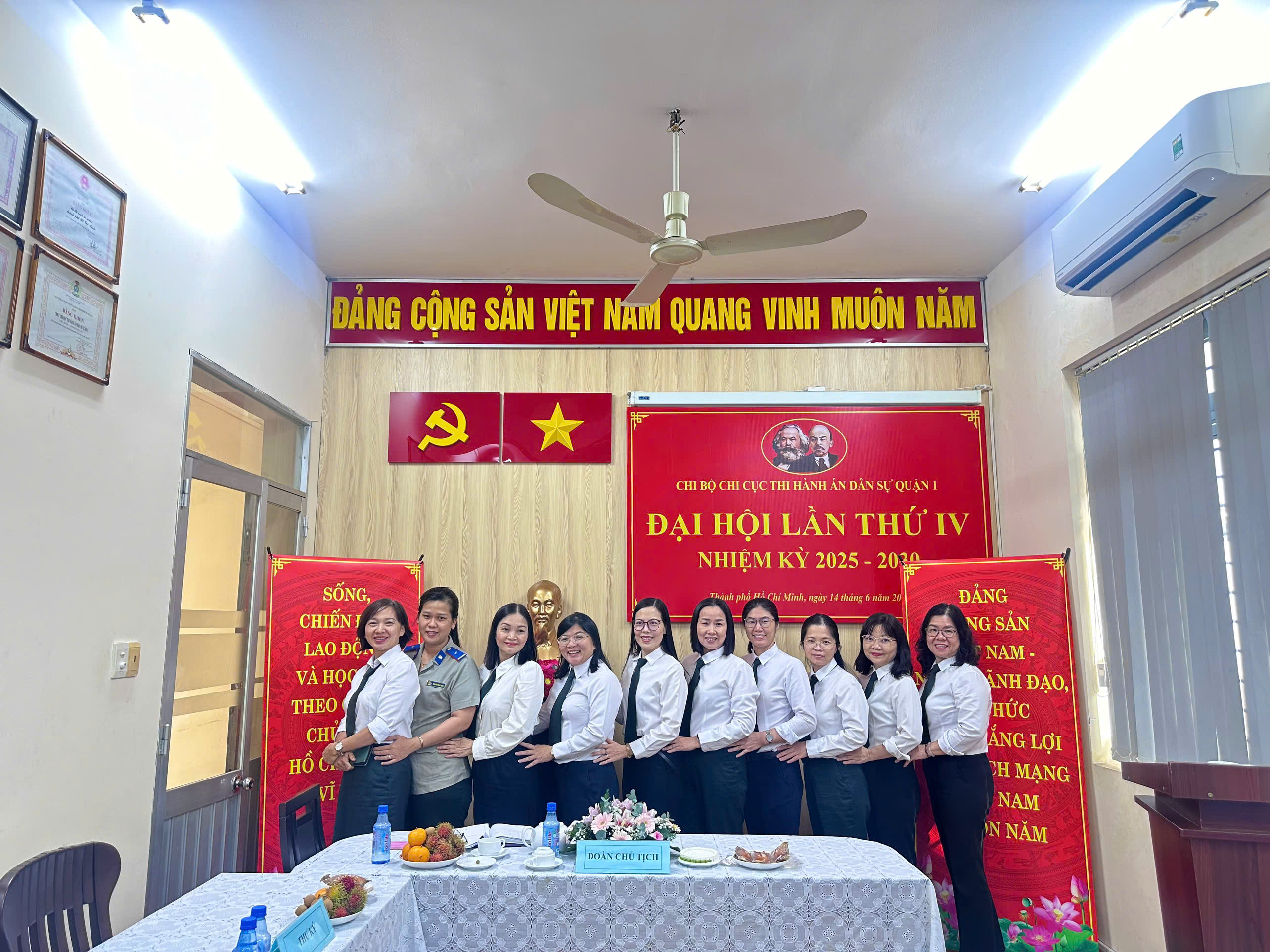 ĐẠI HỘI CHI BỘ CHI CỤC THI HÀNH ÁN DÂN SỰ QUẬN 1