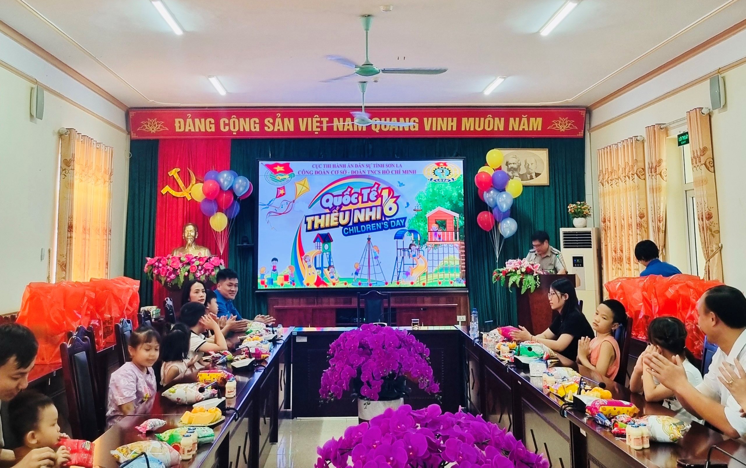 Cục Thi hành án dân sự tỉnh tổ chức Tết Thiếu nhi 01/6