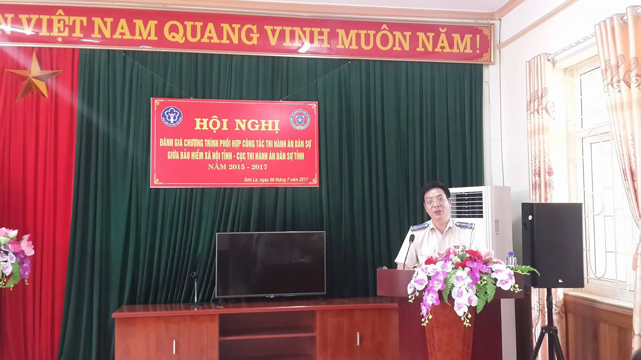 Cục Thi hành án dân sự tỉnh Sơn La tổ chức Hội nghị đánh giá  kết quả thực hiện chương trình phối hợp giữa bảo hiểm xã hội và Cục THADS tỉnh Sơn La