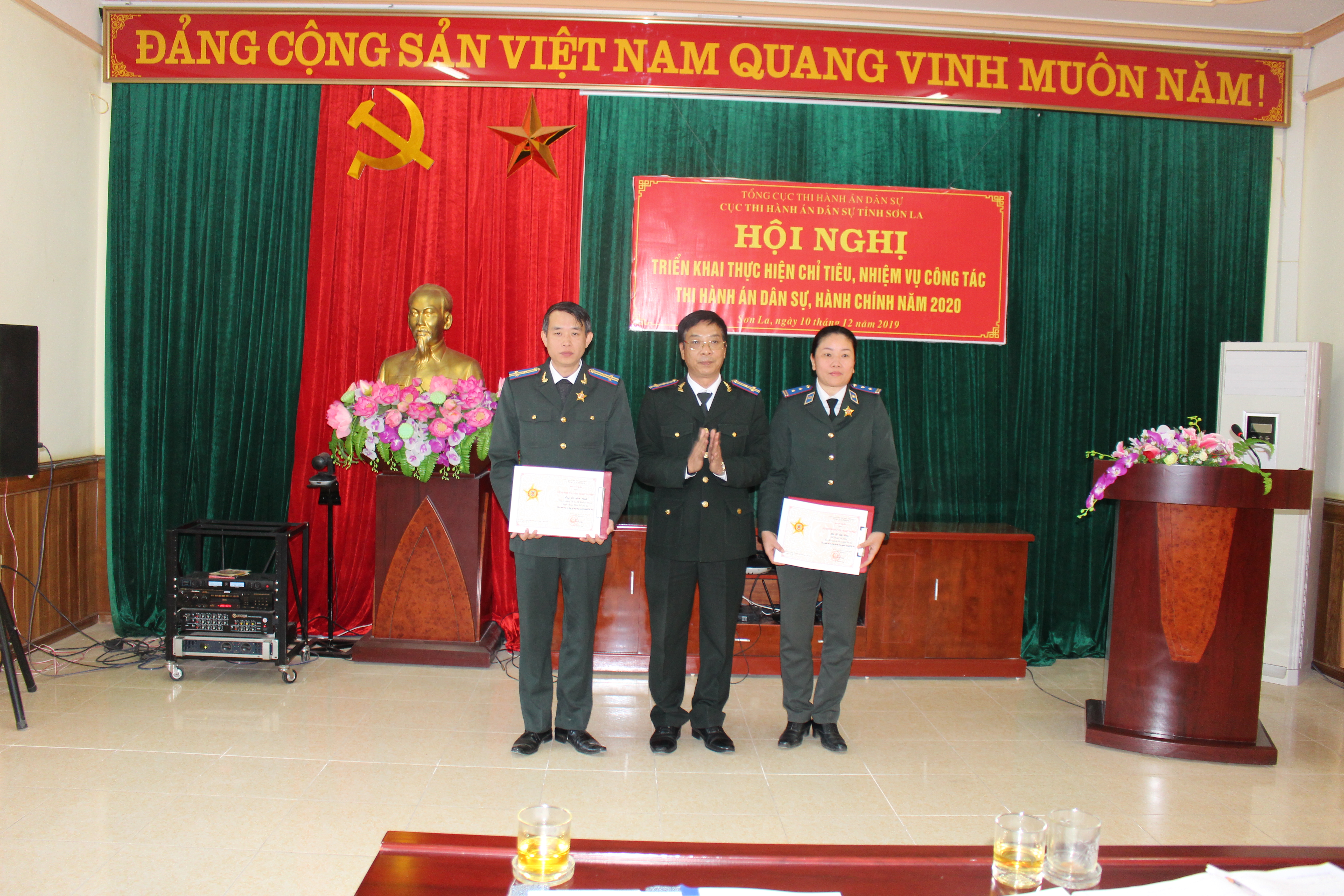 Ngày 10/12/2019, Cục Thi hành án dân sự tỉnh đã tổ chức Hội nghị triển khai thực hiện chỉ tiêu, nhiệm vụ công tác thi hành án dân sự, hành chính năm 2020.