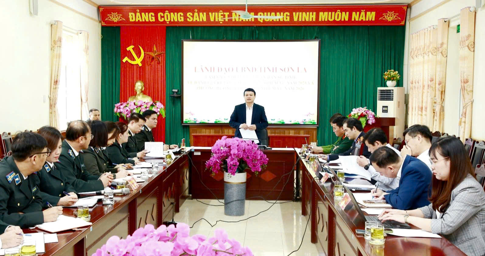 Ban chỉ đạo thi hành án dân sự tổ chức buổi làm việc để tháo gỡ những khó khăn, vướng mắc trong thực hiện các nhiệm vụ thi hành án dân sự năm 2025.