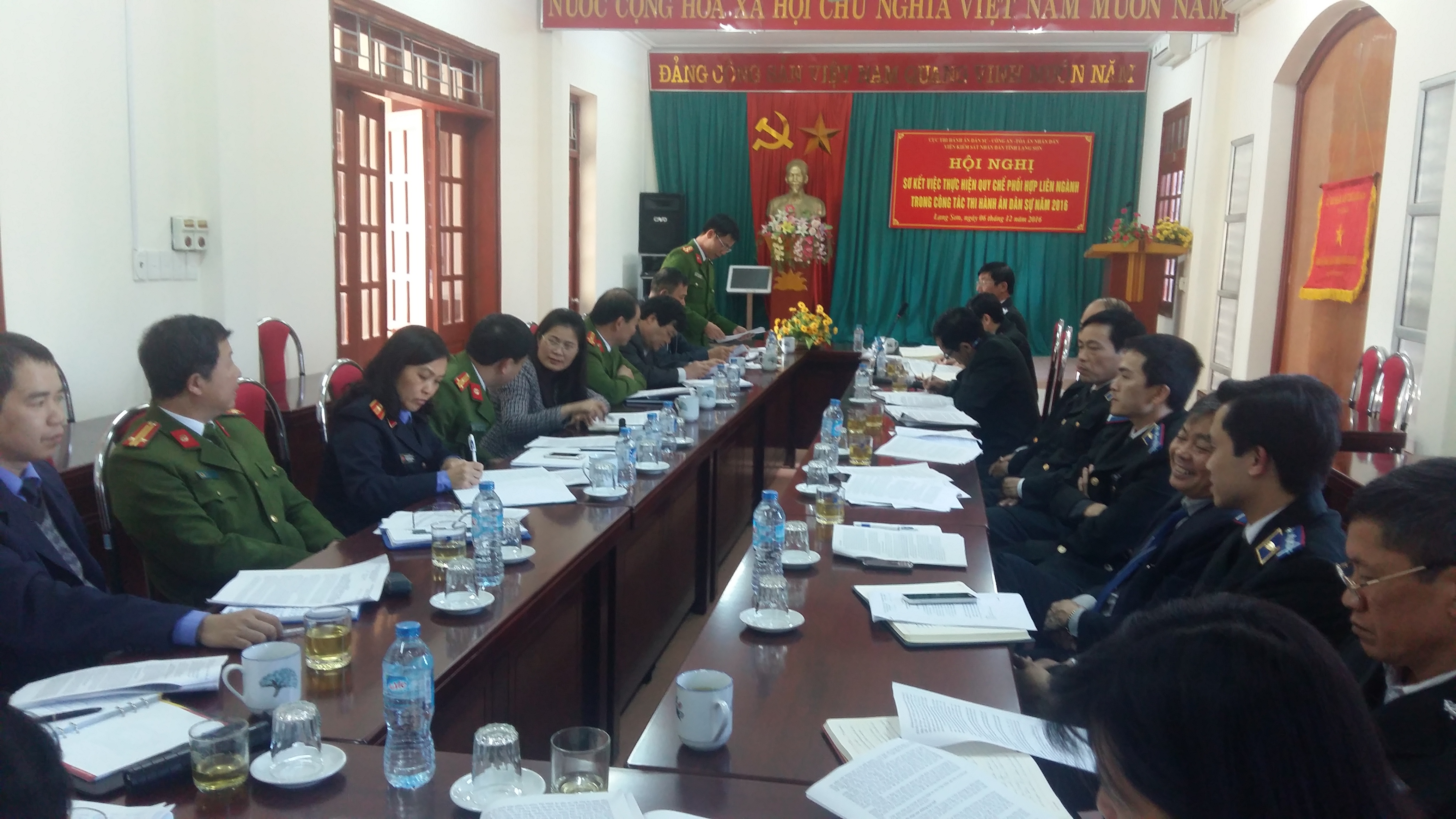 Hội nghị sơ kết việc thực hiện Quy chế phối hợp liên ngành trong công tác THADS năm 2016