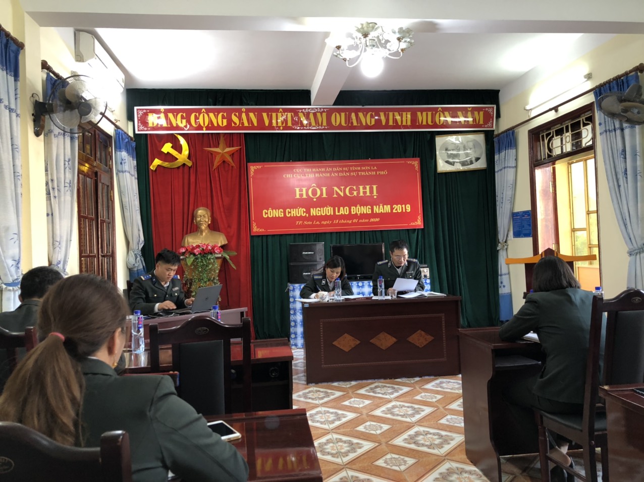 Chi cục Thi hành án dân sự thành phố Sơn La  tổ chức Hội nghị công chức, người lao động năm 2019