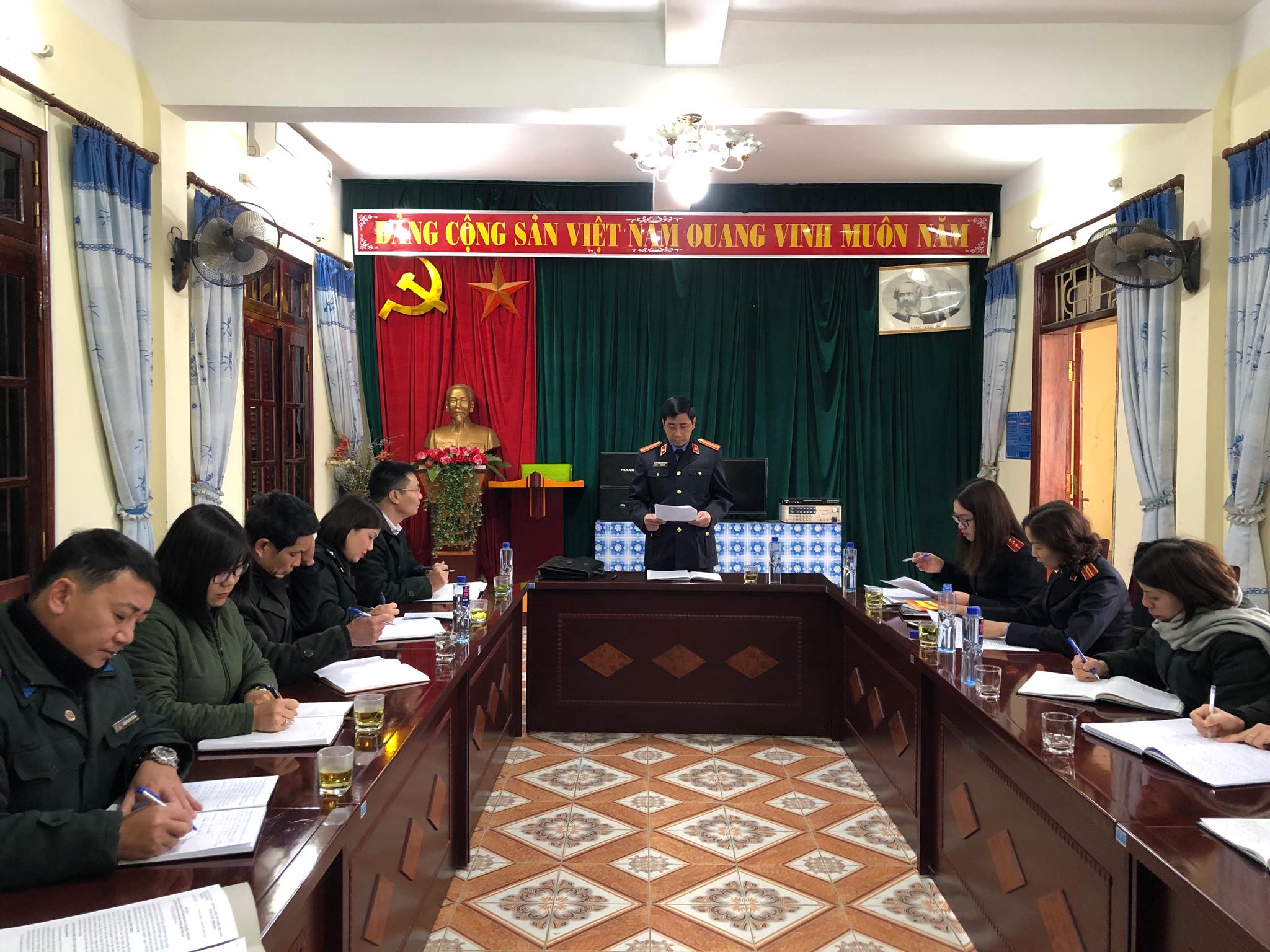 Viện kiểm sát nhân dân thành phố Sơn La tiến hành phúc tra  việc thực hiện kết luận trực tiếp kiểm sát tại  Chi cục THADS thành phố Sơn La