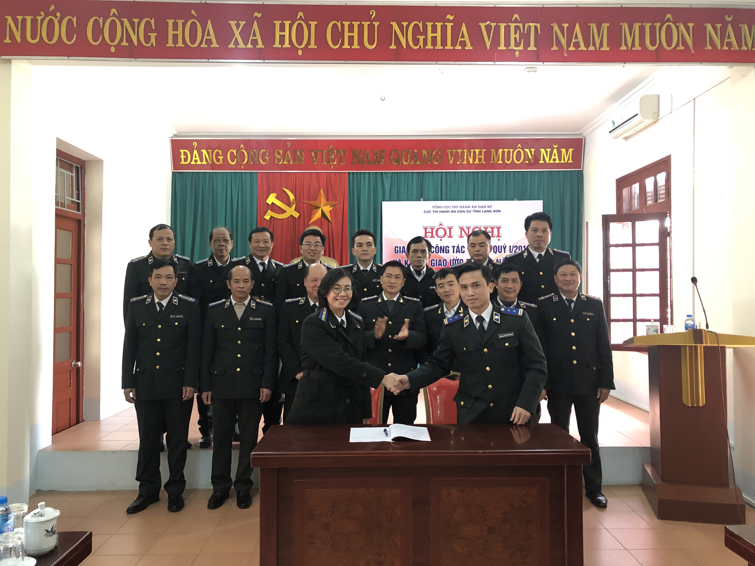 Hội nghị phát động phong trào thi đua, ký kết giao ước thi đua năm 2019 và giao ban công tác quý I/2019