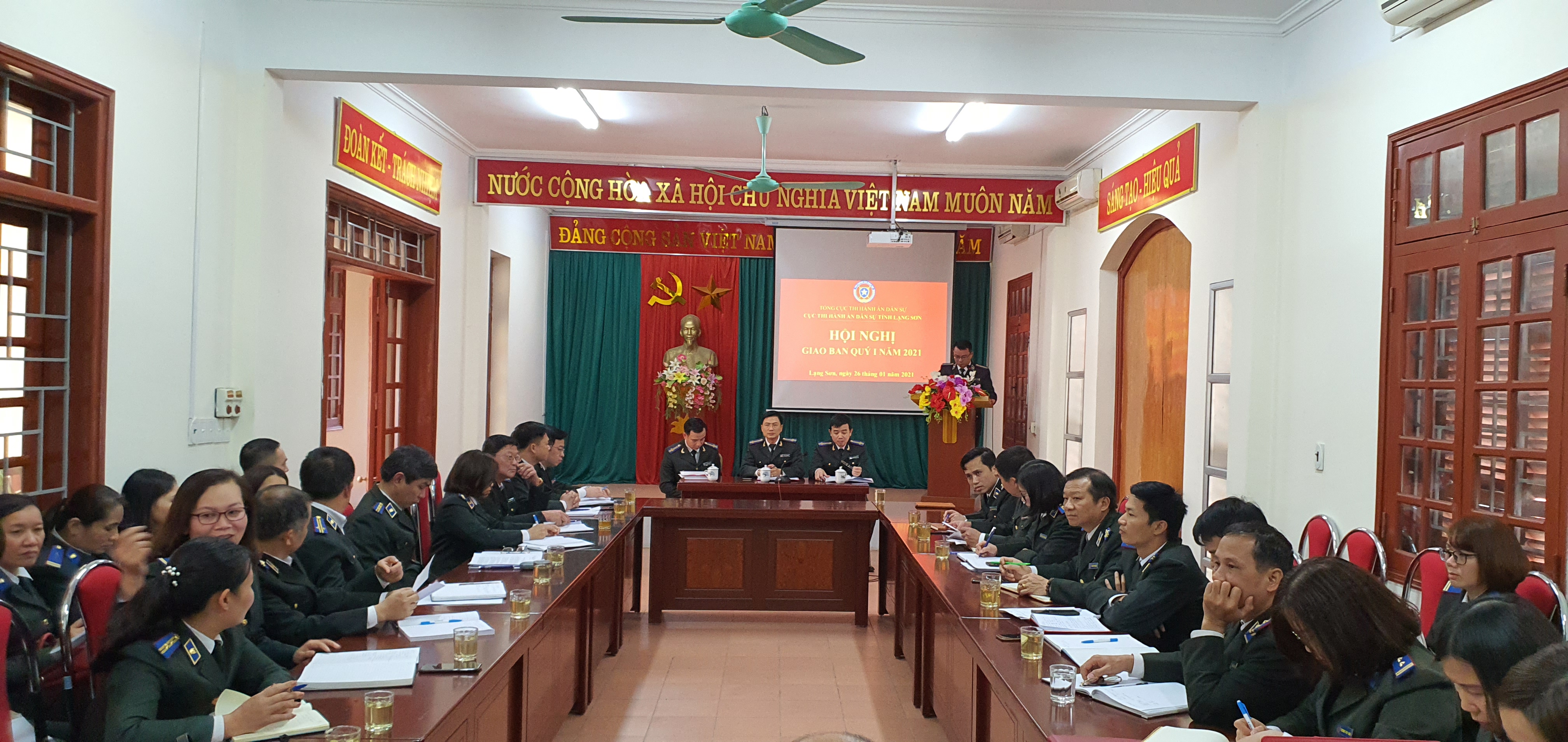 Hội nghị giao ban công tác THADS Quý I năm 2021