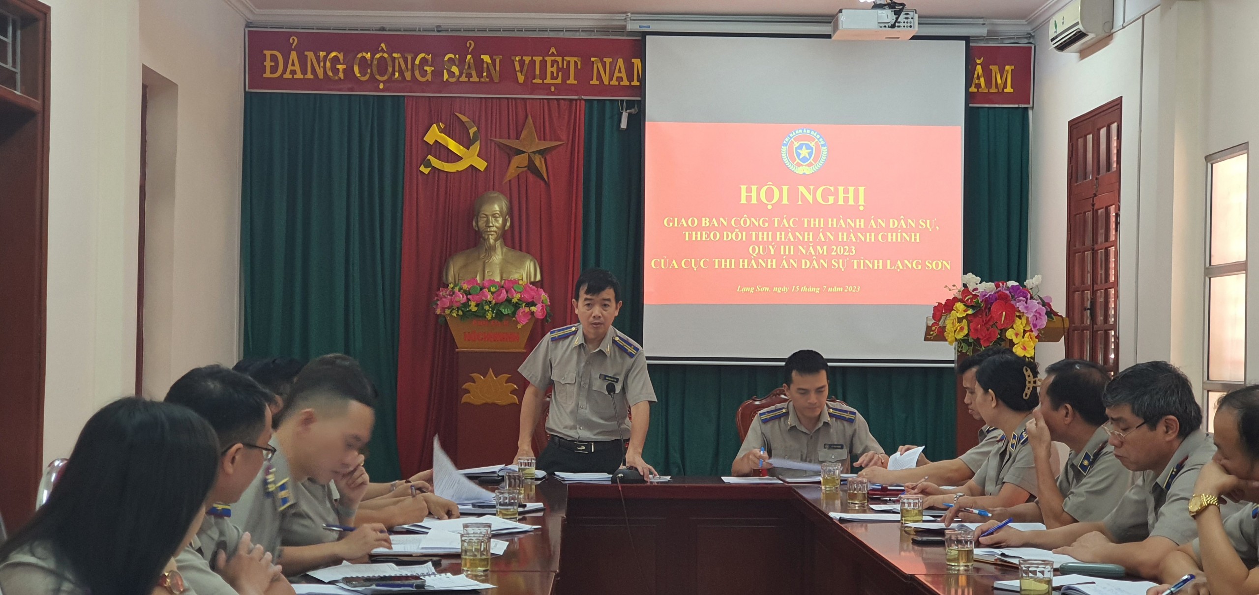 Công tác THADS, theo dõi THAHC quý III năm 2023 của Cục THADS tỉnh Lạng Sơn