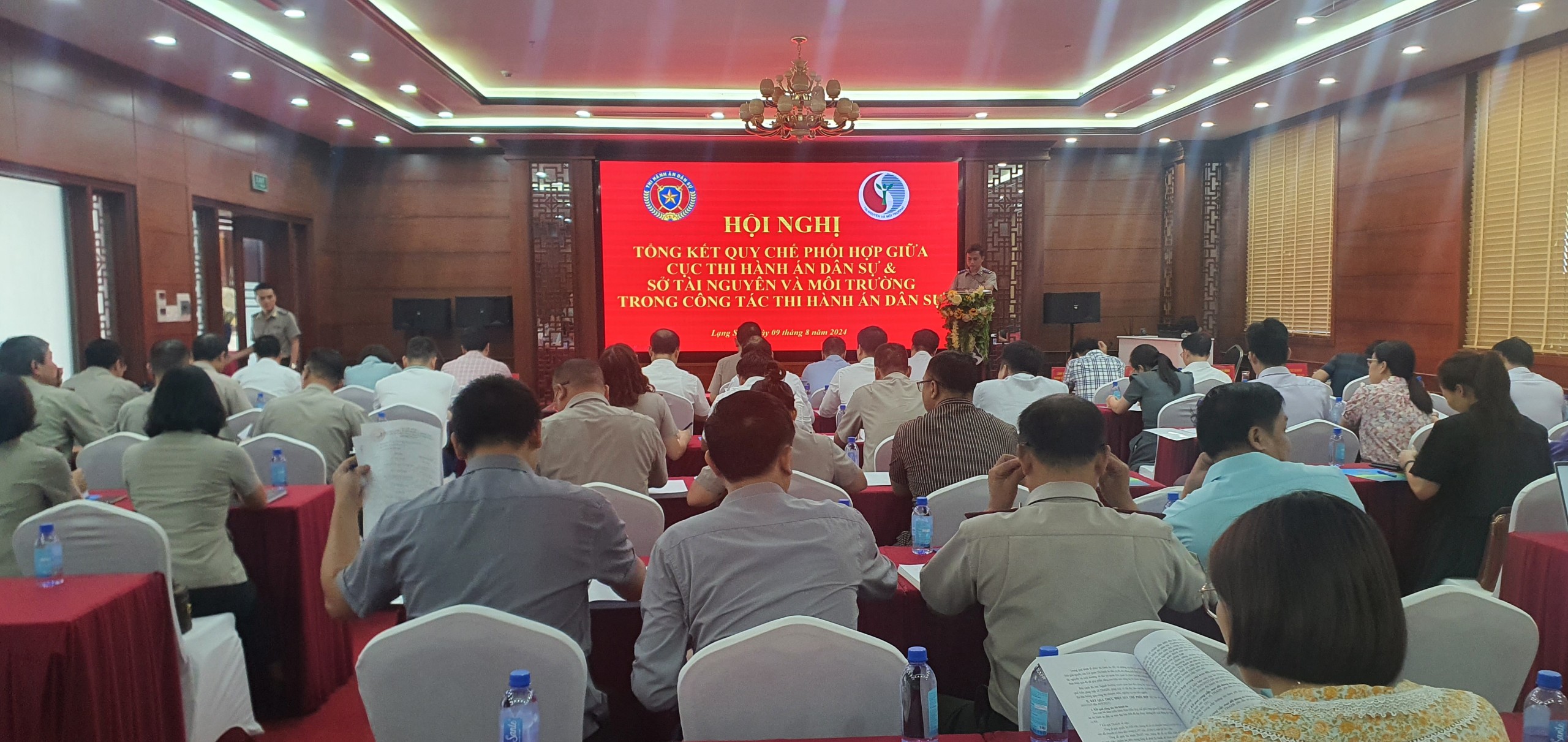 HỘI NGHỊ TỔNG KẾT QUY CHẾ PHỐI HỢP GIỮA CỤC THI HÀNH ÁN DÂN SỰ VÀ SỞ TÀI NGUYÊN MÔI TRƯỜNG TỈNH LẠNG SƠN TRONG CÔNG TÁC THADS