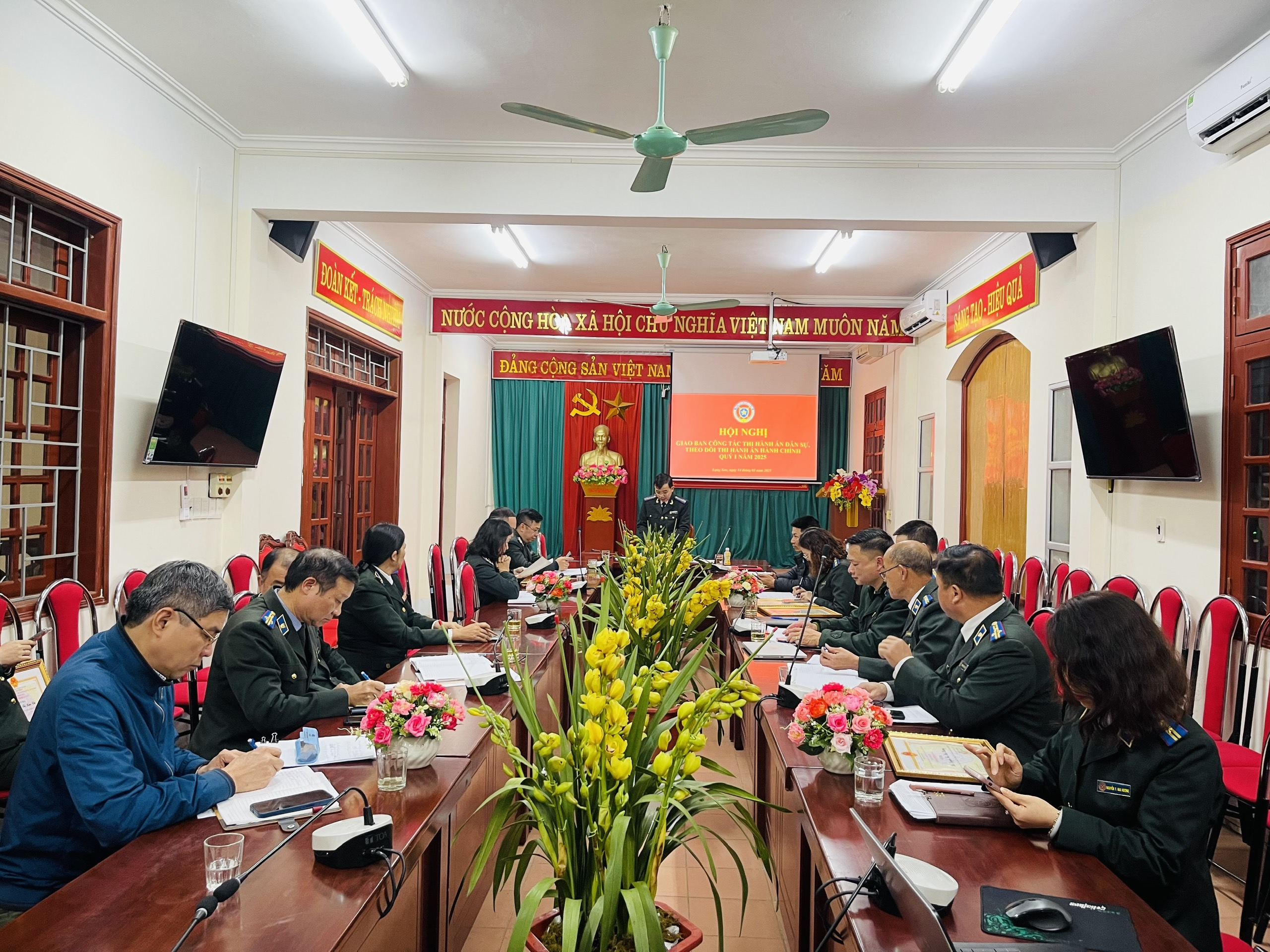 Hội nghị giao ban công tác Thi hành án dân sự quý I năm 2025