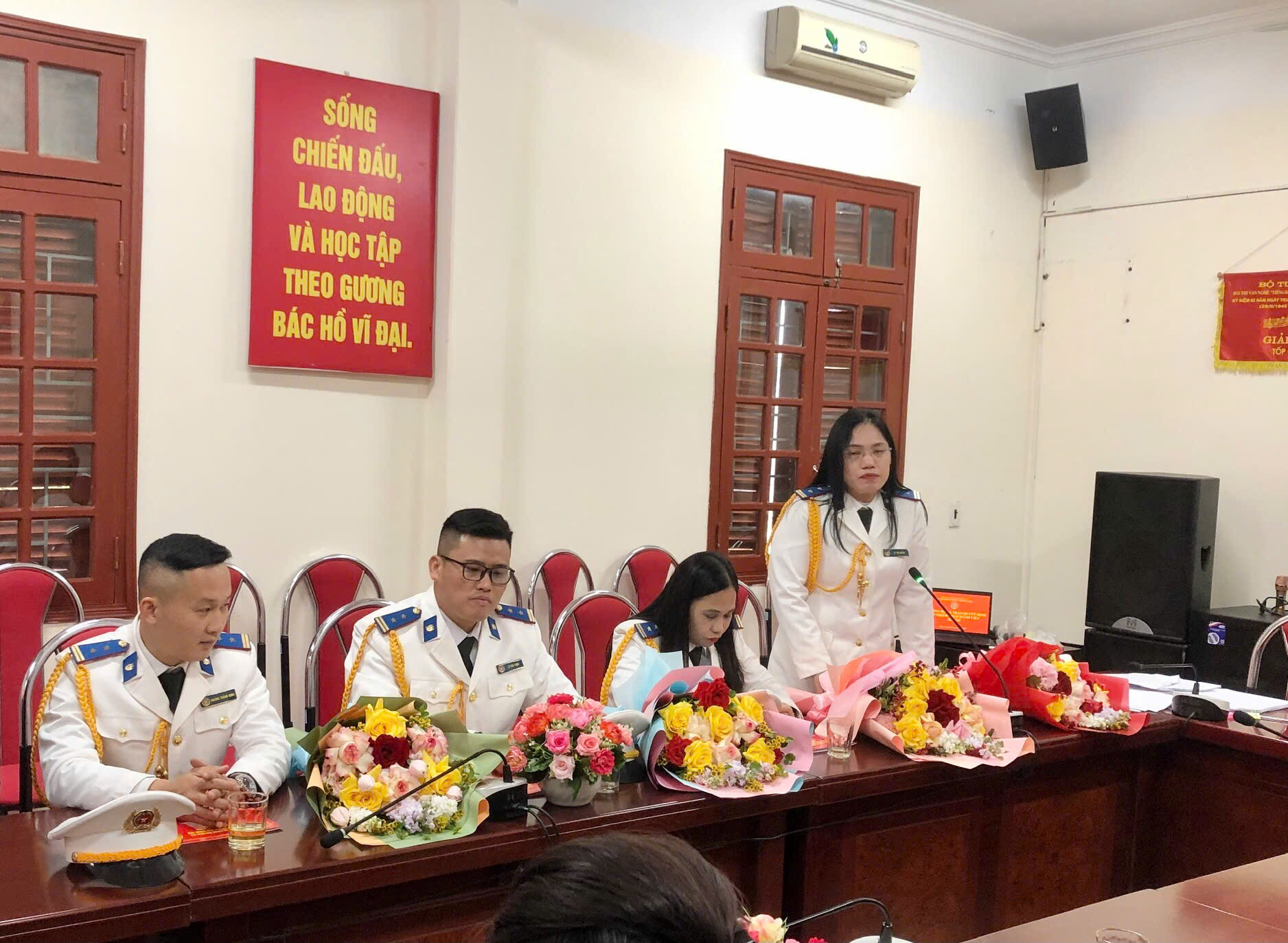 Phát biểu nhận nhiệm vụ của Chấp hành viên mới được bổ nhiệm