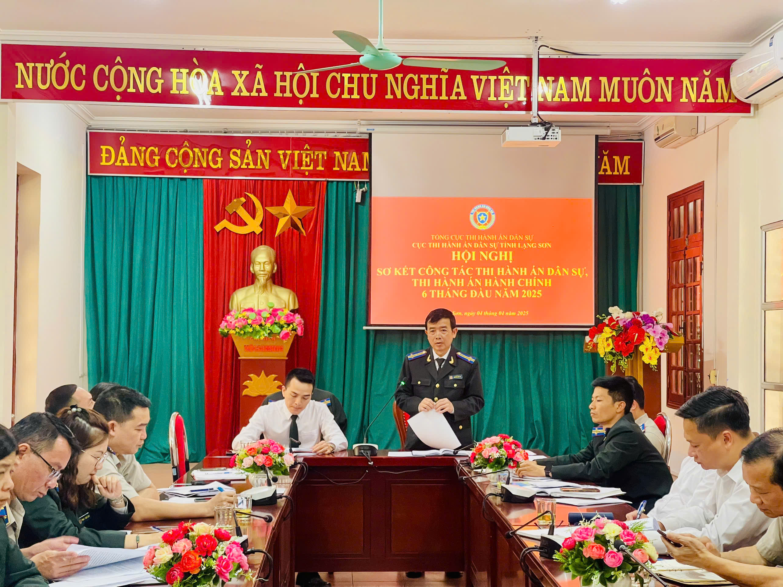 Lạng Sơn tổ chức Hội nghị sơ kết công tác Thi hành án dân sự, thi hành án hành chính 6 tháng đầu năm 2025