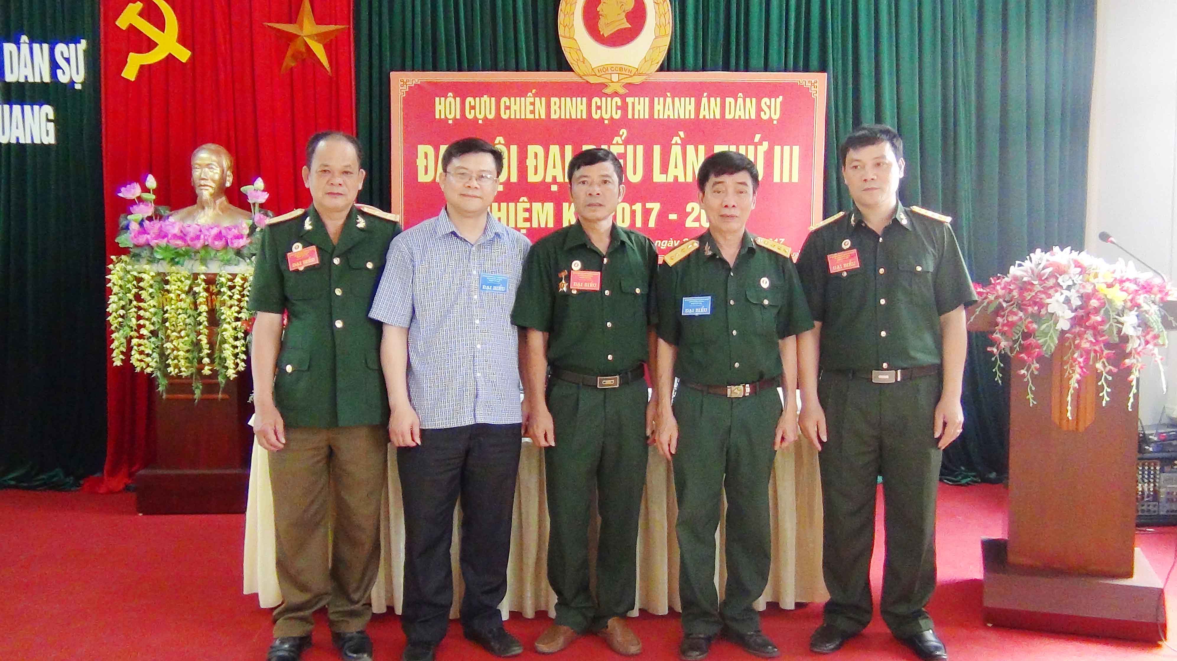 Hội Cựu chiến binh Cục thi hành án dân sự tổ chức thành công Đại hội nhiệm kỳ 2017 - 2022