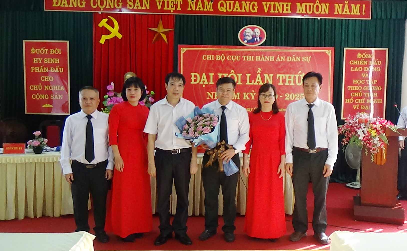 Đại hội Chi bộ Cục Thi hành án dân sự tỉnh lần thứ III, nhiệm kỳ 2020 -2025