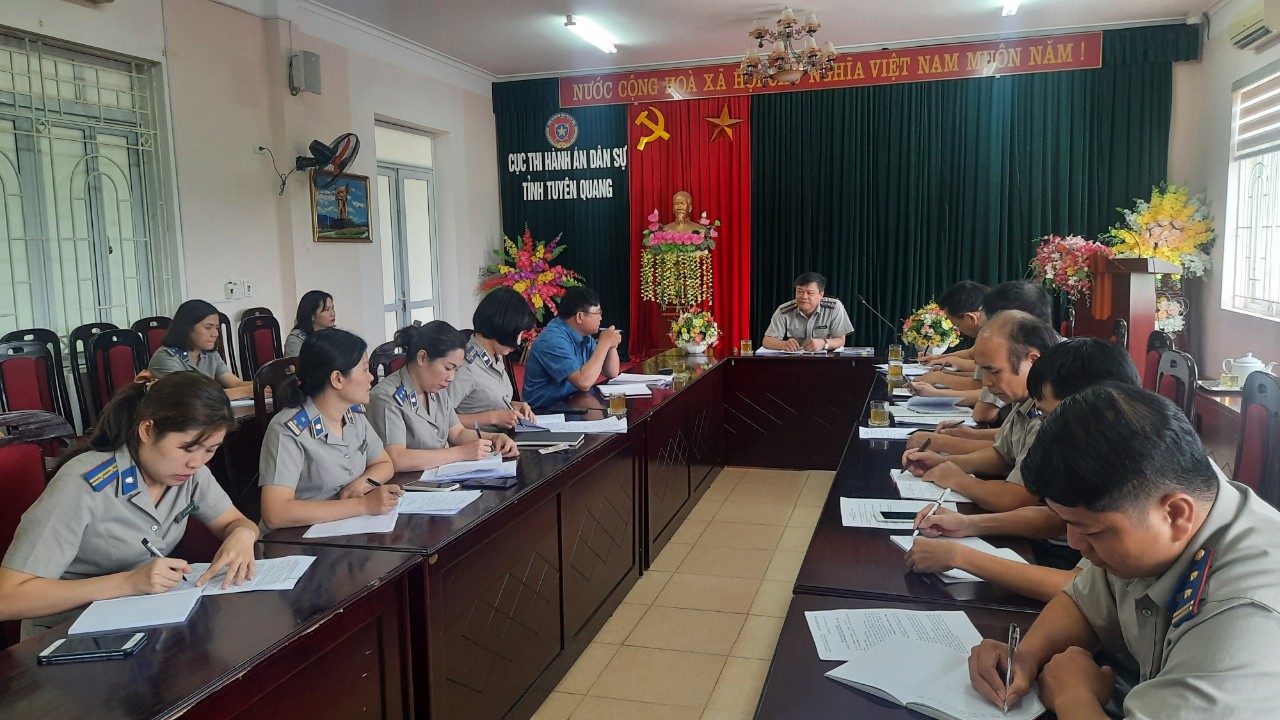 Chi bộ Cục THADS tổ chức Hội nghị học tập, quán triệt Nghị quyết Trung ương 5 khoá XIII.