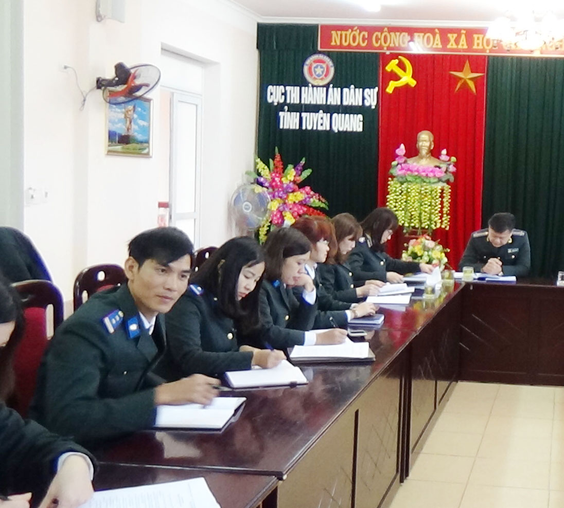 Chi bộ Cục THADS tổ chức Hội nghị học tập, quán triệt Nghị quyết Trung ương 6 khoá XIII.