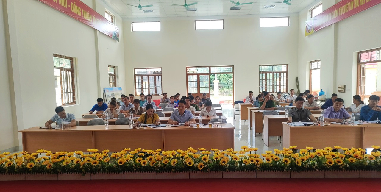 Chi cục thi hành án dân sự huyện Hữu Lũng và Đảng bộ xã Đồng Tiến việc thực hiện Nghị quyết số 77-NQ/TU ngày 25/5/2022 của Ban Thường vụ Tỉnh ủy Lạng Sơn và sơ kết công tác Đảng bộ xã Quý I/2024