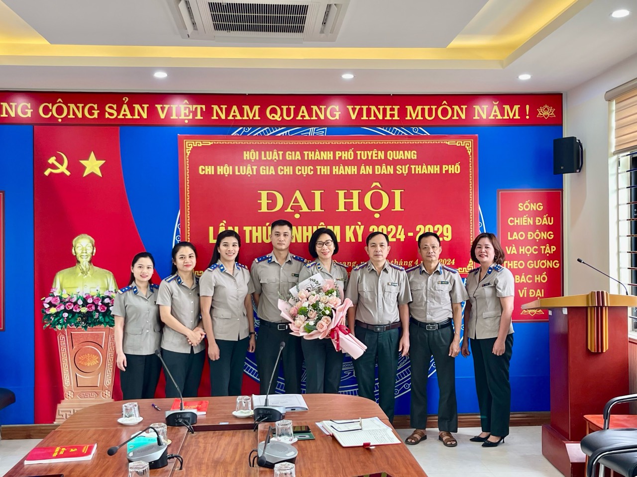 Đại hội Chi hội Luật gia Chi cục THADS thành phố Tuyên Quang, lần thứ nhất, nhiệm kỳ 2024-2029