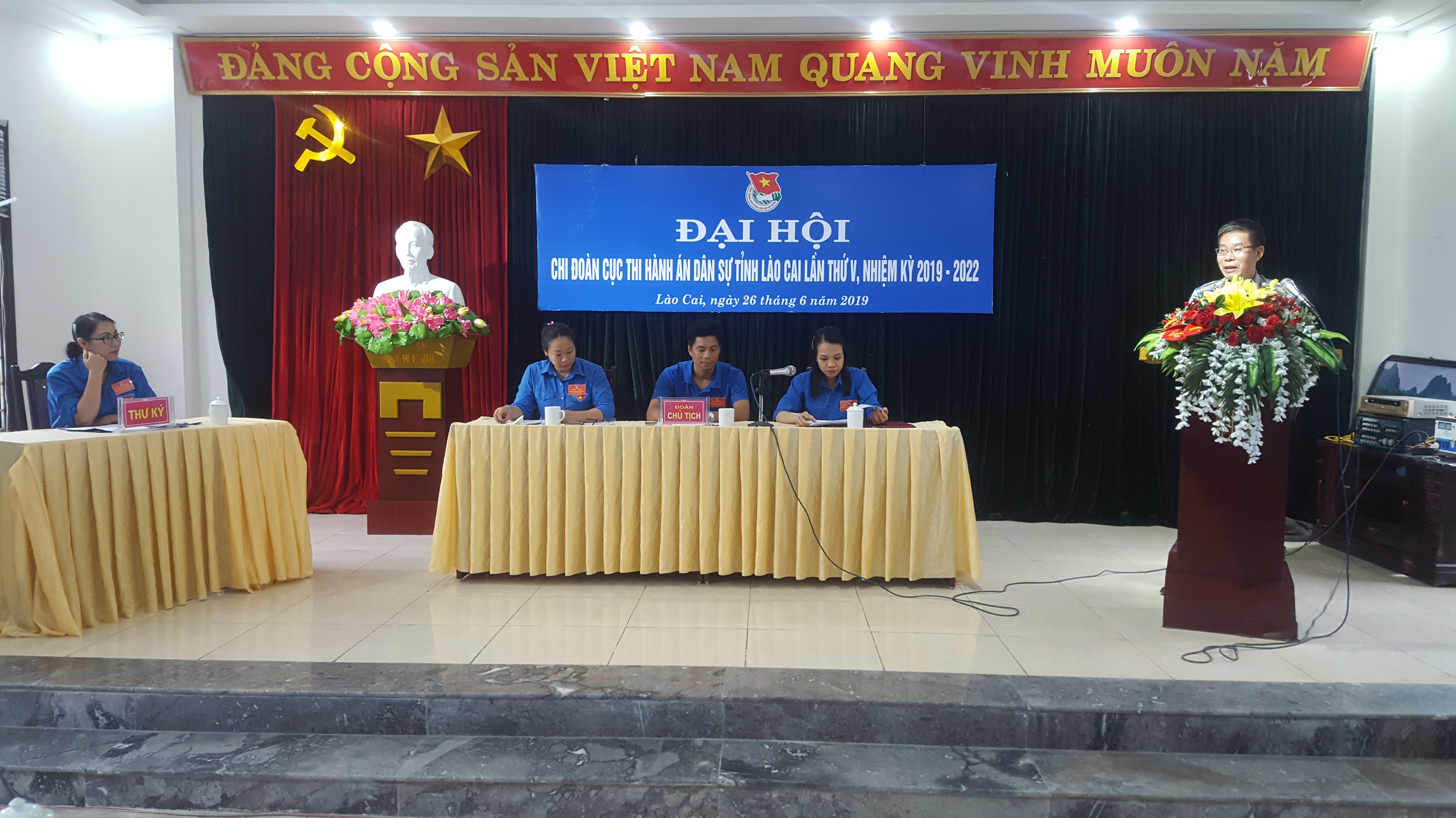 Chi đoàn Cục Thi hành án dân sự tỉnh Lào Cai tổ chức Đại hội nhiệm kỳ 2019 - 2022