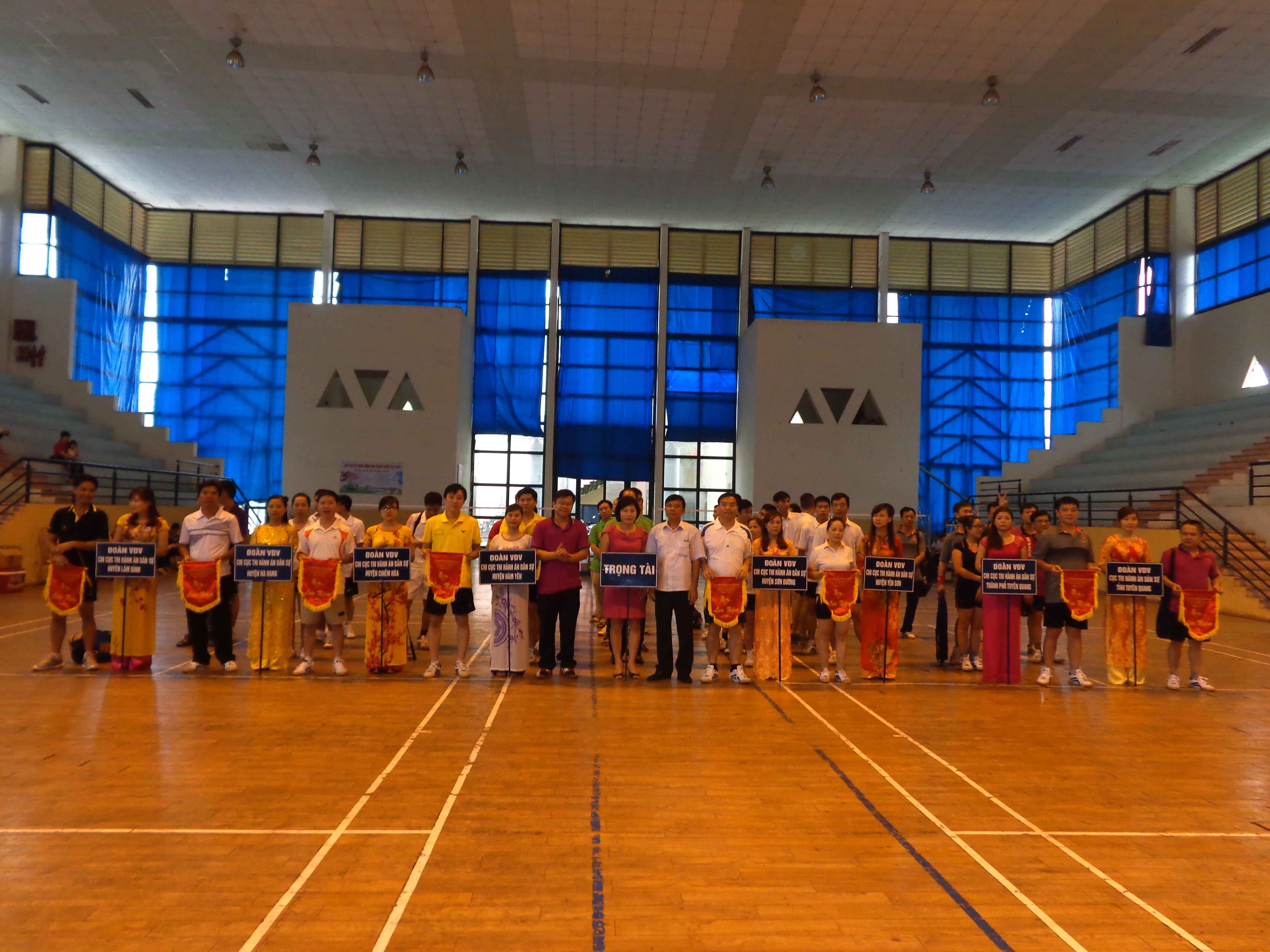 CỤC THI HÀNH ÁN DÂN SỰ TỈNH TUYÊN QUANG: Tổ chức Giải Cầu Lông Ngành Thi hành án dân sự lần thứ V.