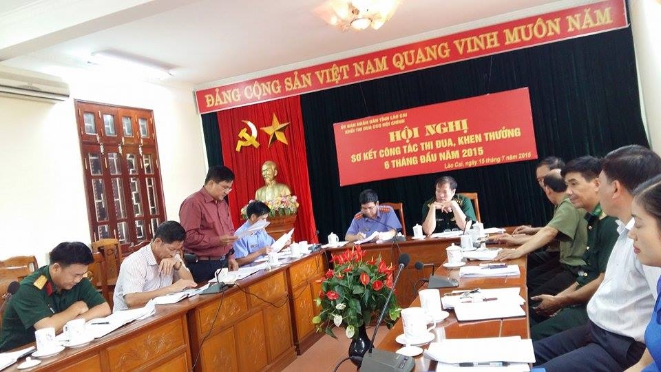 Khối thi đua các cơ quan Nội chính tổ chức sơ kết công tác thi đua khen thưởng 6 tháng đầu năm 2015