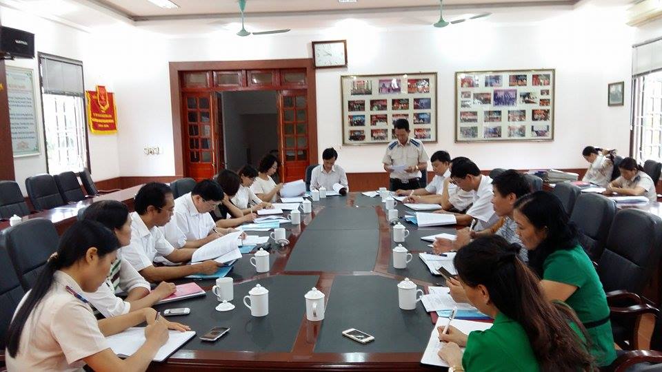 Kiểm tra công tác Thi đua, khen thưởng tại Cục Thi hành án dân sự  tỉnh Lào Cai đối với các đơn vị đăng ký cờ thi đua ngành năm 2015