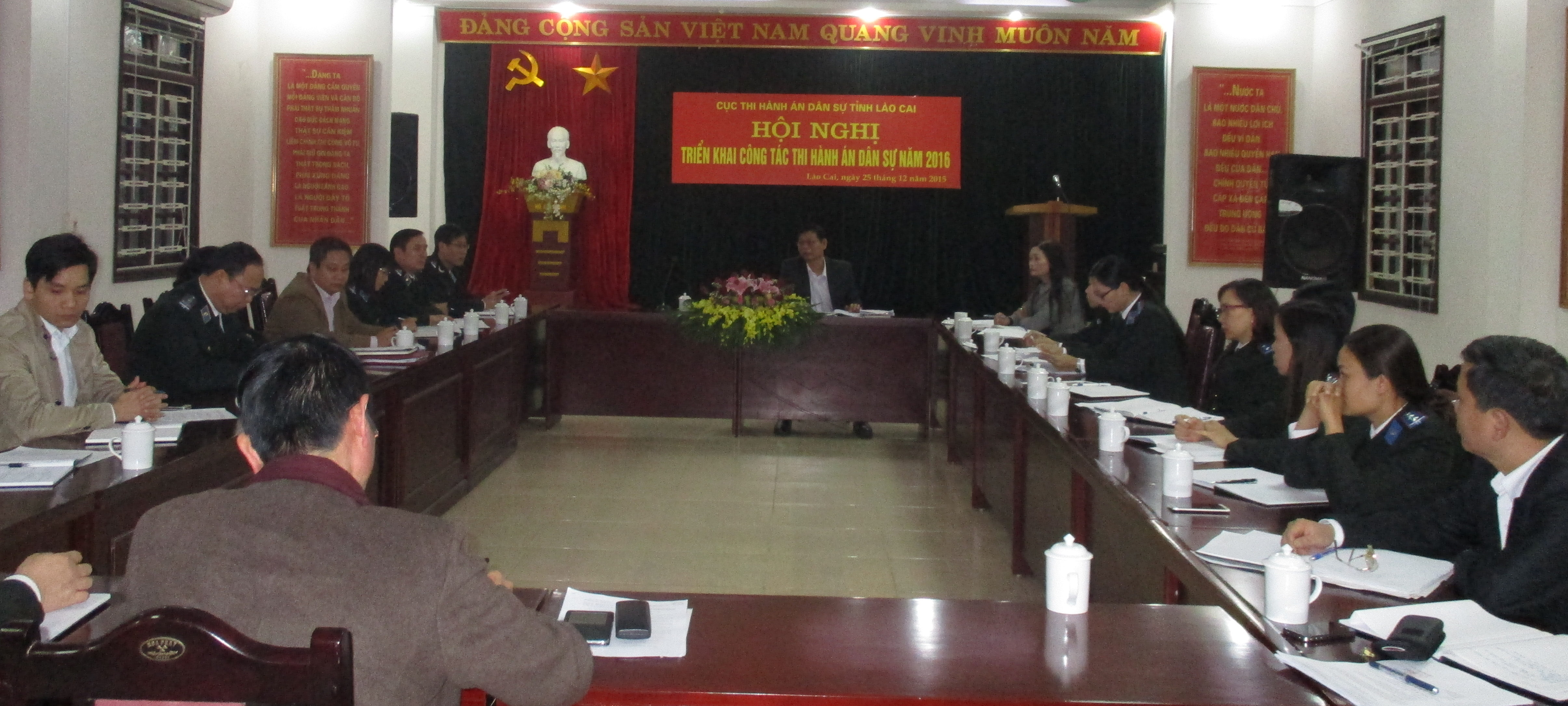 Cục THADS tỉnh Lào Cai tổ chức Hội nghị triển khai công tác năm 2016