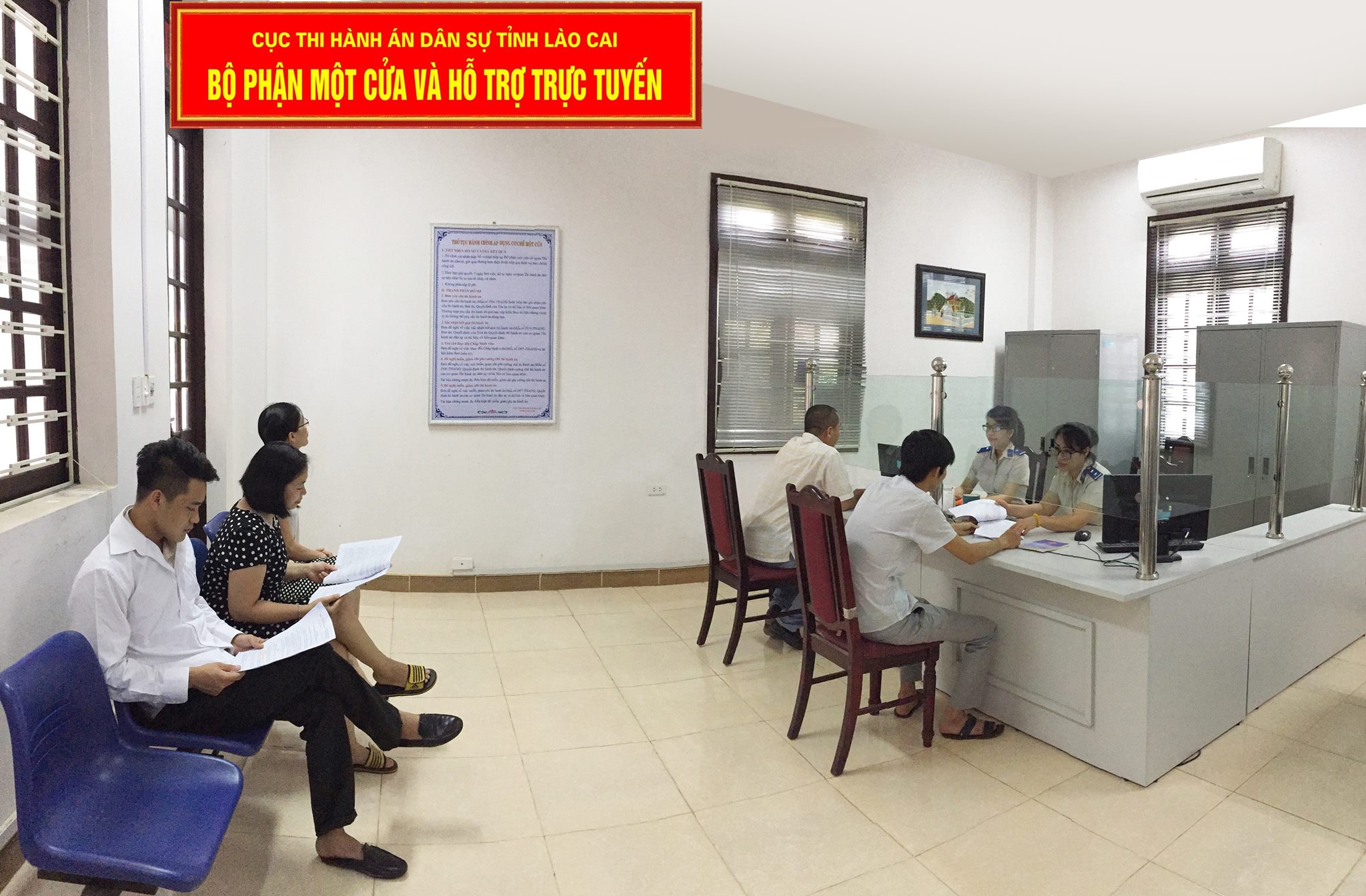 Cục Thi hành án dân sự tỉnh Lào Cai  Triển khai thực hiện cơ chế một cửa và hỗ trợ trực tuyến thi hành án