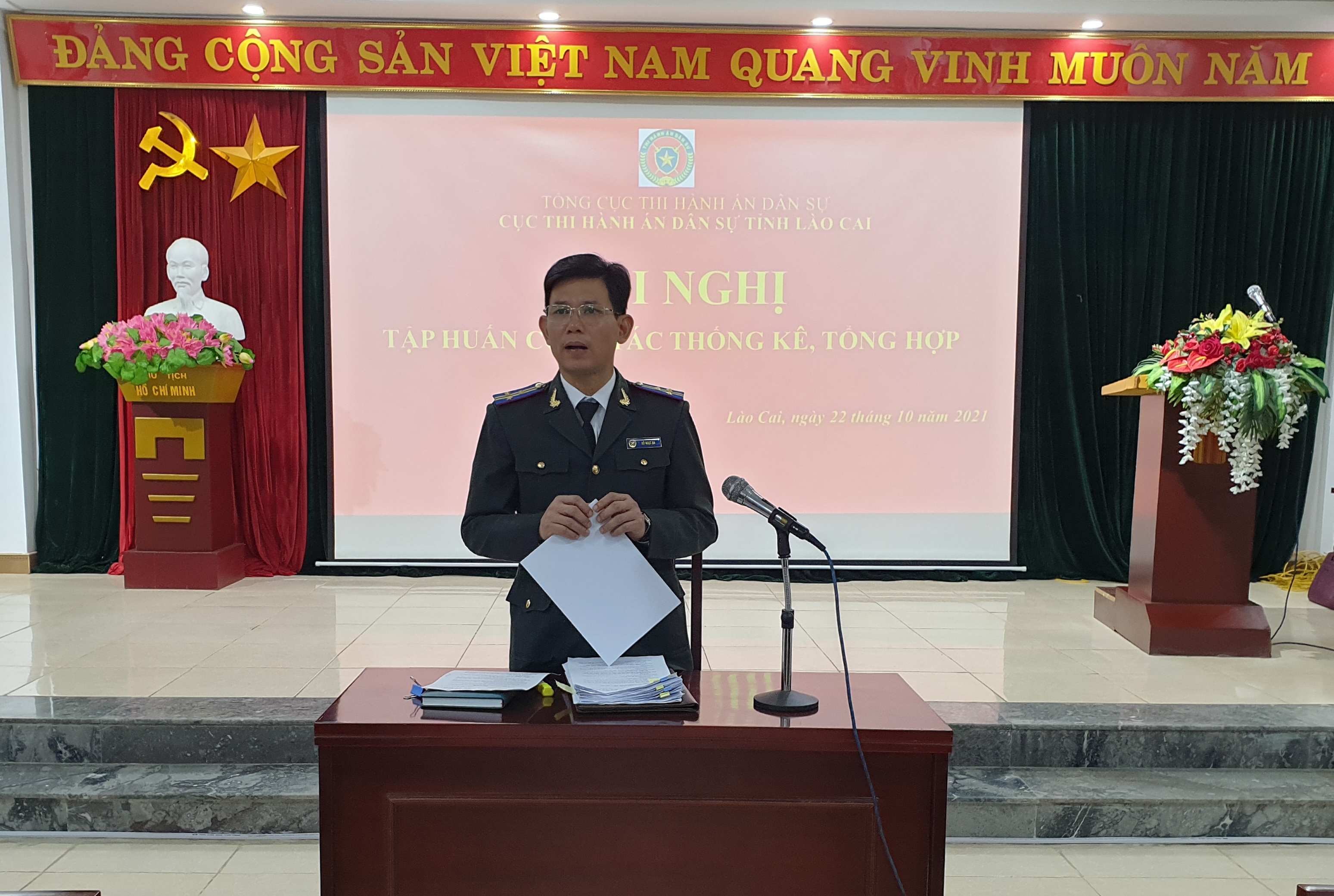 Hội nghị tập huấn công tác tổng hợp, xây dựng báo cáo