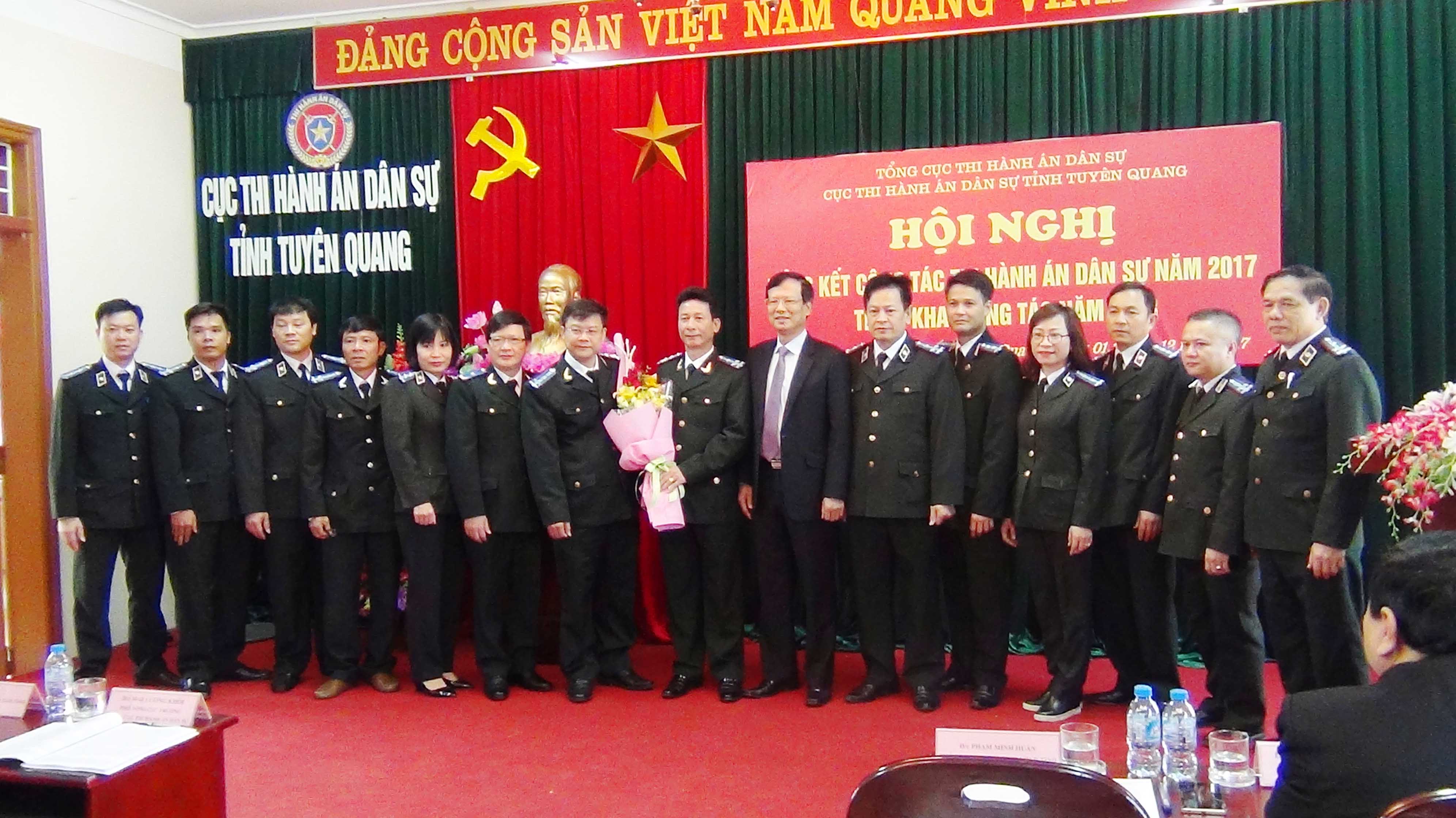 Hội nghị tổng kết công tác thi hành án dân sự năm 2017, triển khai nhiệm vụ năm 2018