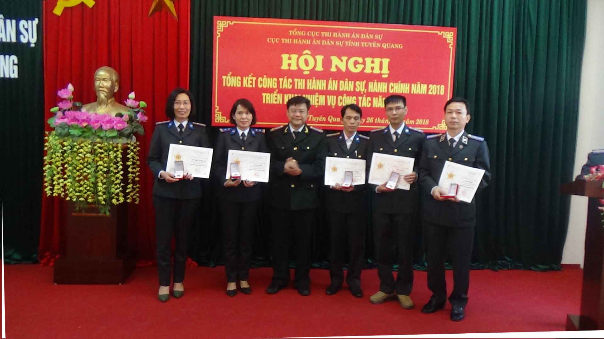 Hội nghị tổng kết công tác thi hành án dân sự, hành chính năm 2018, triển khai nhiệm vụ năm 2019.