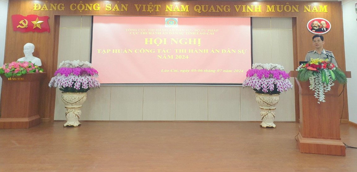 Hội nghị tập huấn nghiệp vụ công tác Thi hành án dân sự 2024