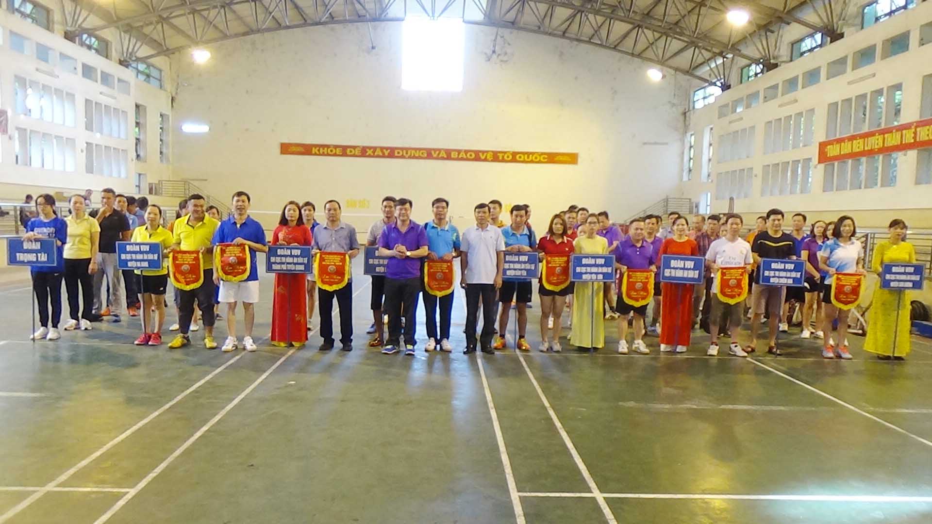 Giải cầu lông - kéo co chào mừng kỷ niệm 73 năm Ngày truyền thống Thi hành án dân sự (19/7/1946-19/7/2019)